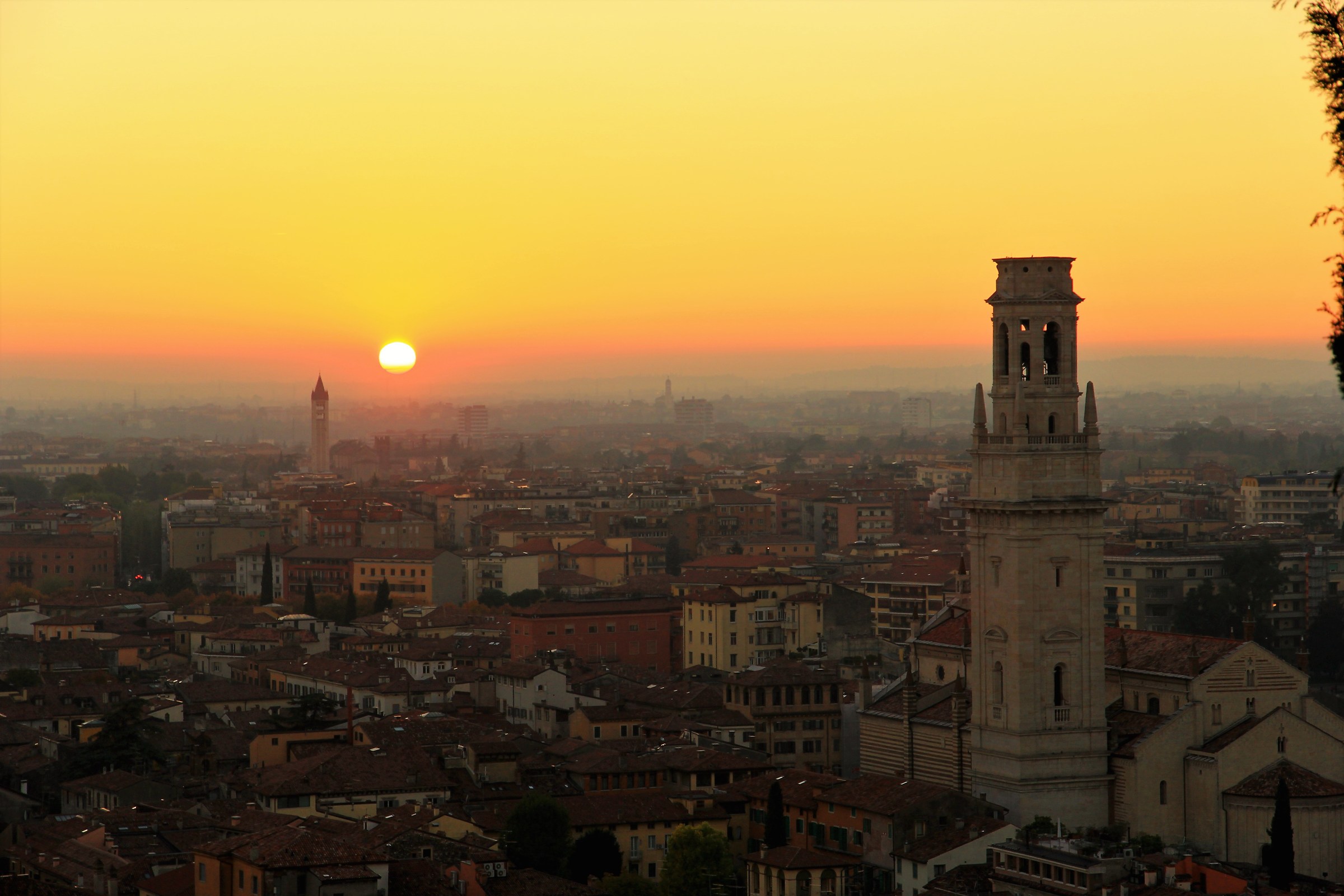 Sunset on Verona