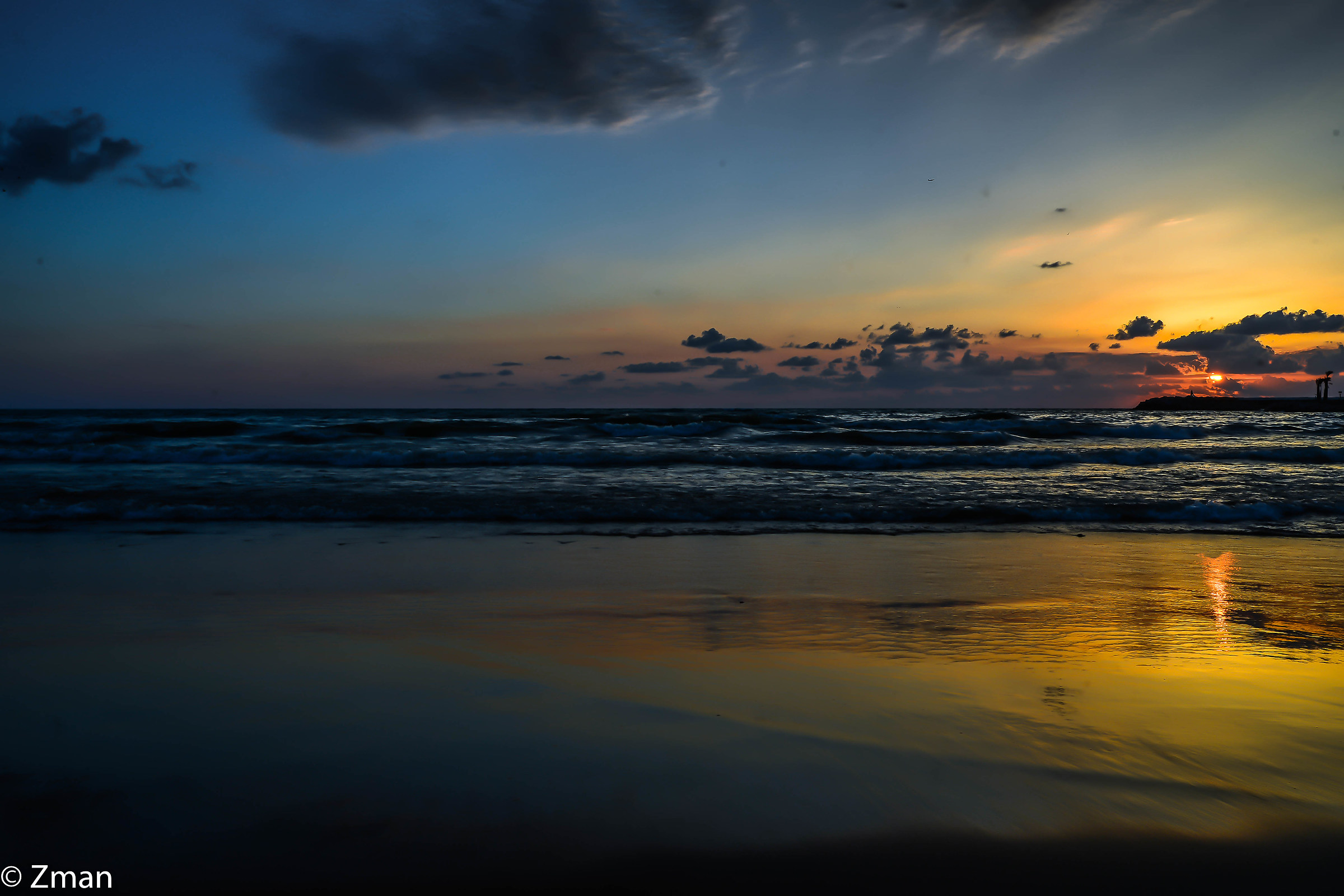 Tramonto a White Sands Beach