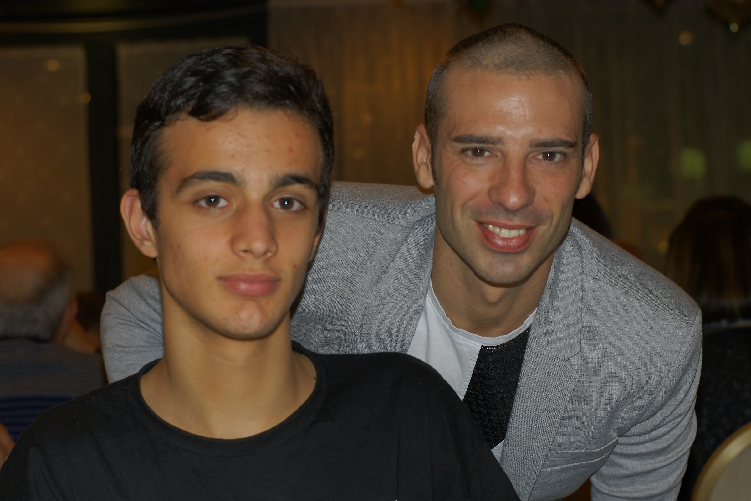 mio figlio con Marco Melandri