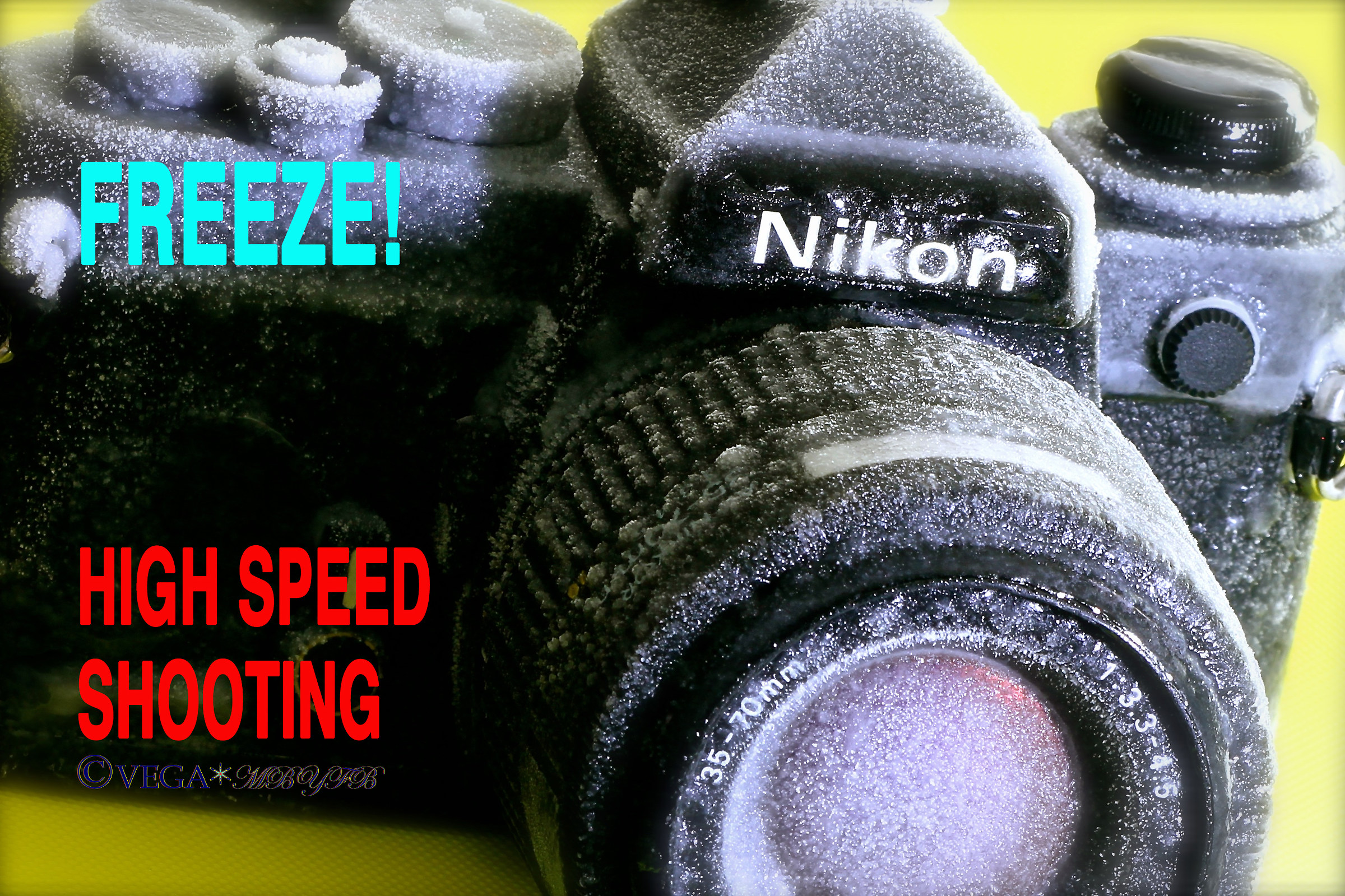 High-speed photography can freeze an image