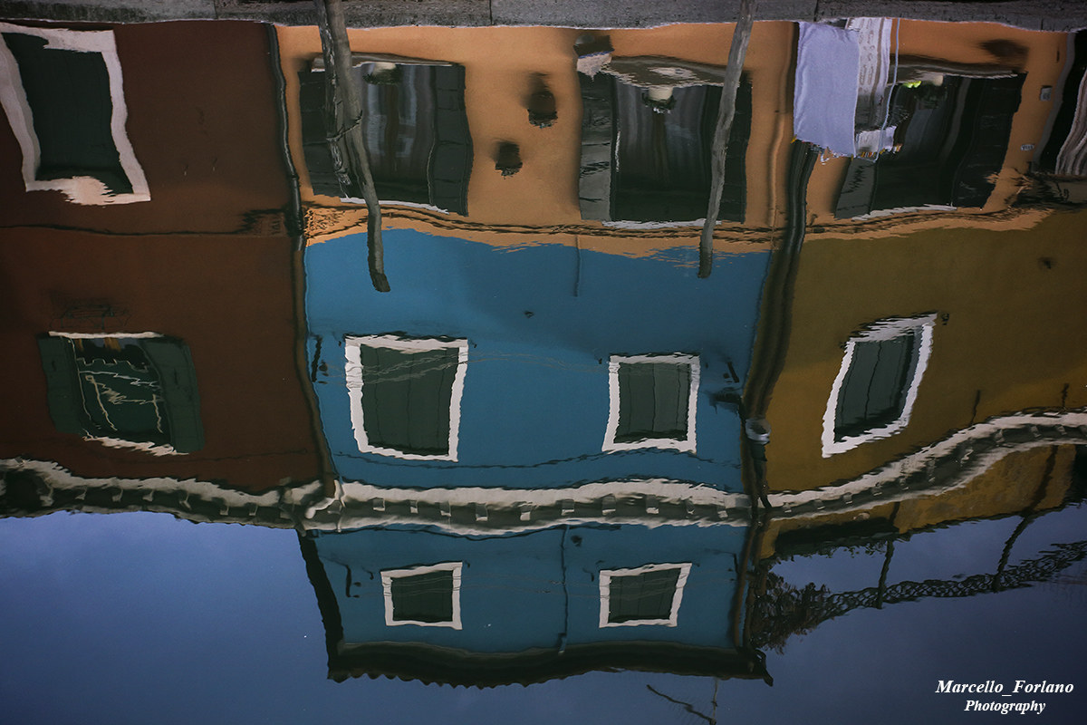 reflected in the puppet