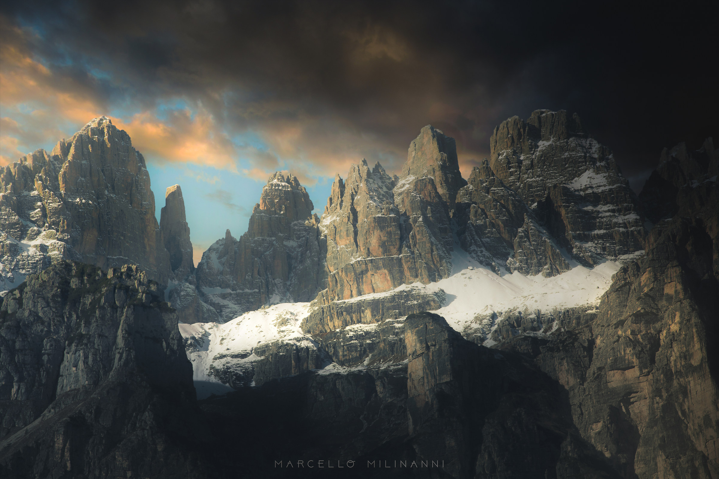 Tramonto sulle Dolomiti