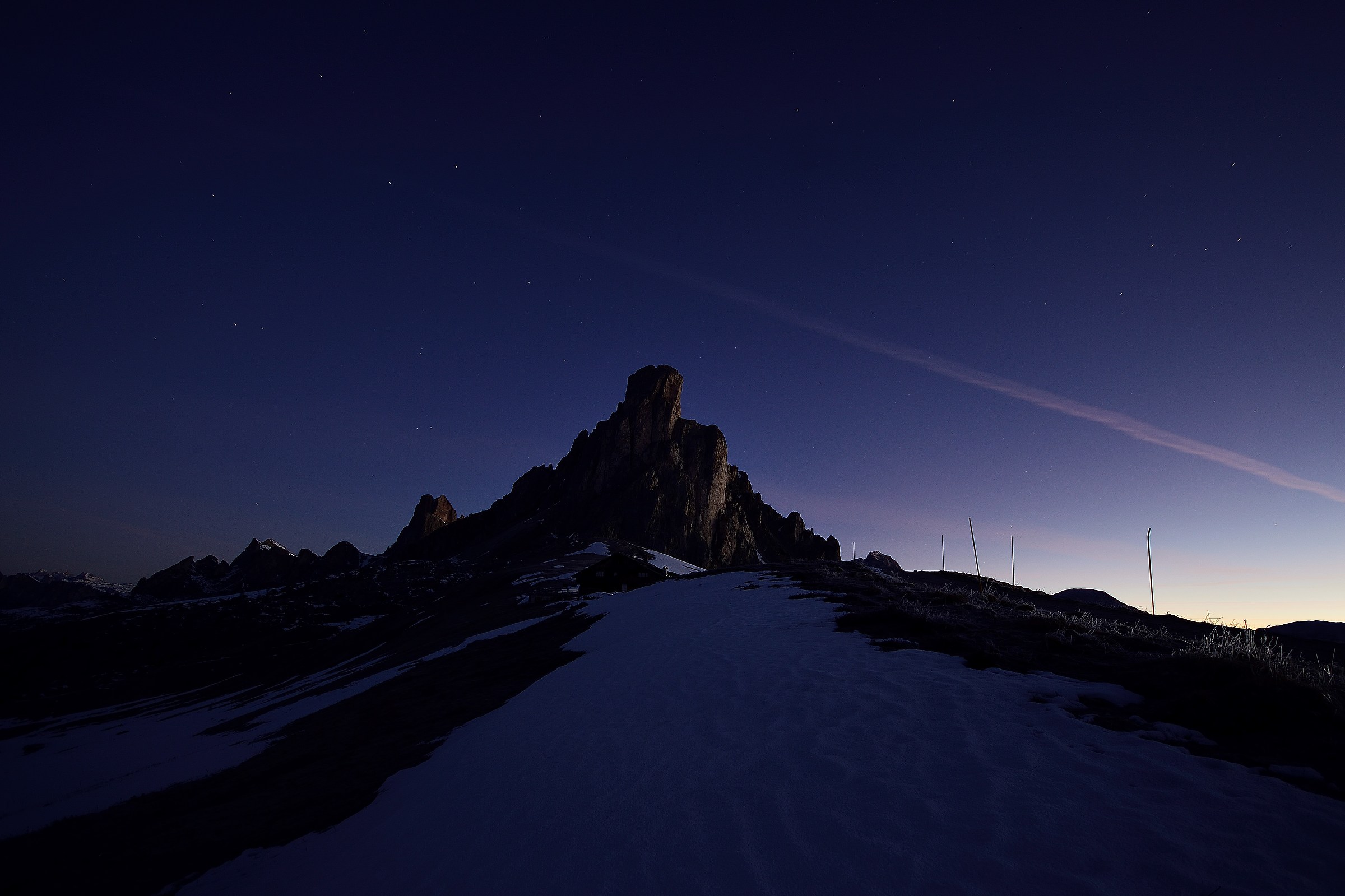 Giau dawn 27.03.2017 temperature -8C °