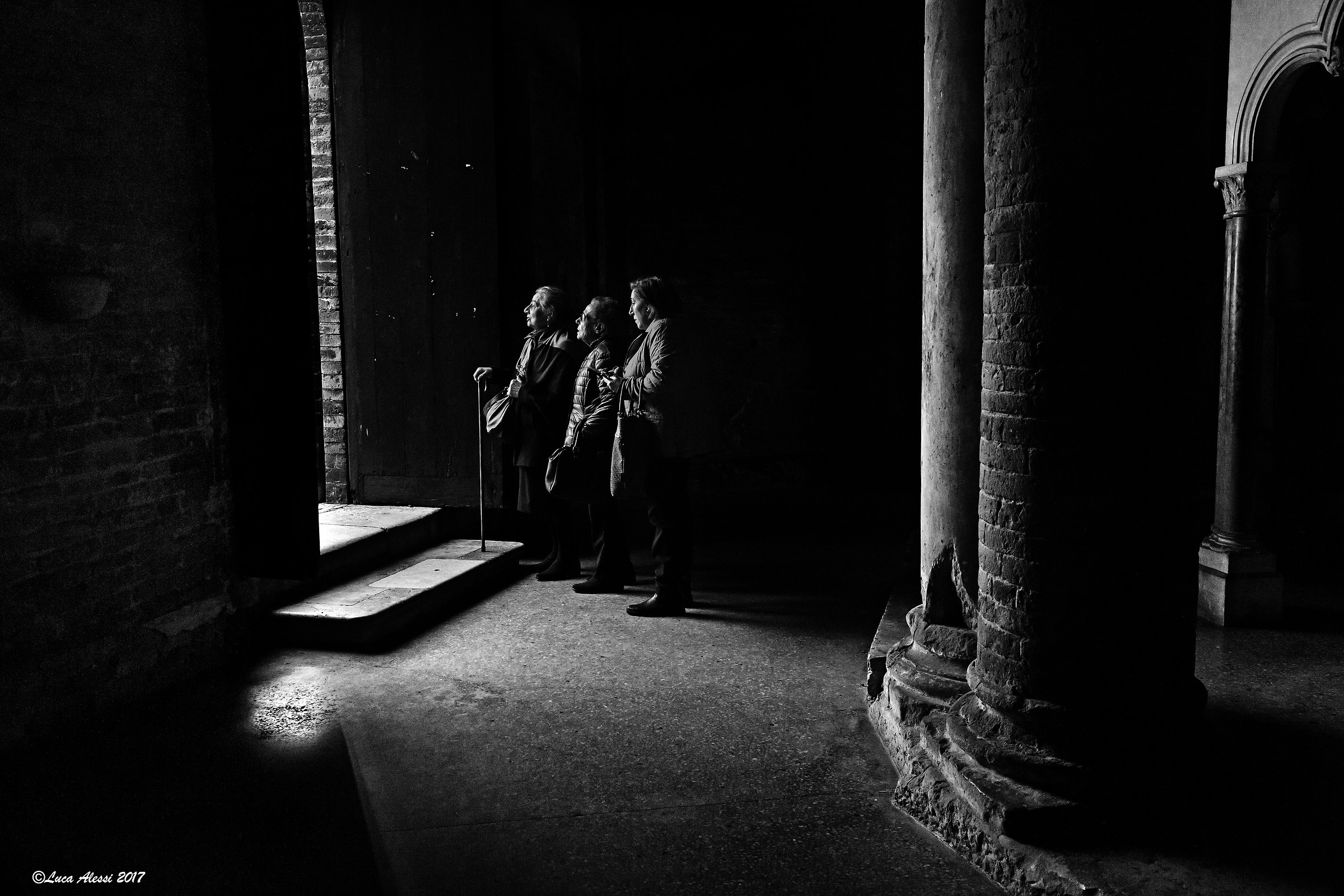 Dialogo con la luce b&w