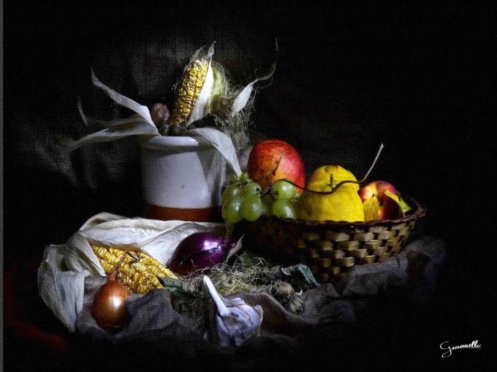 Place the photo canvas and signed version