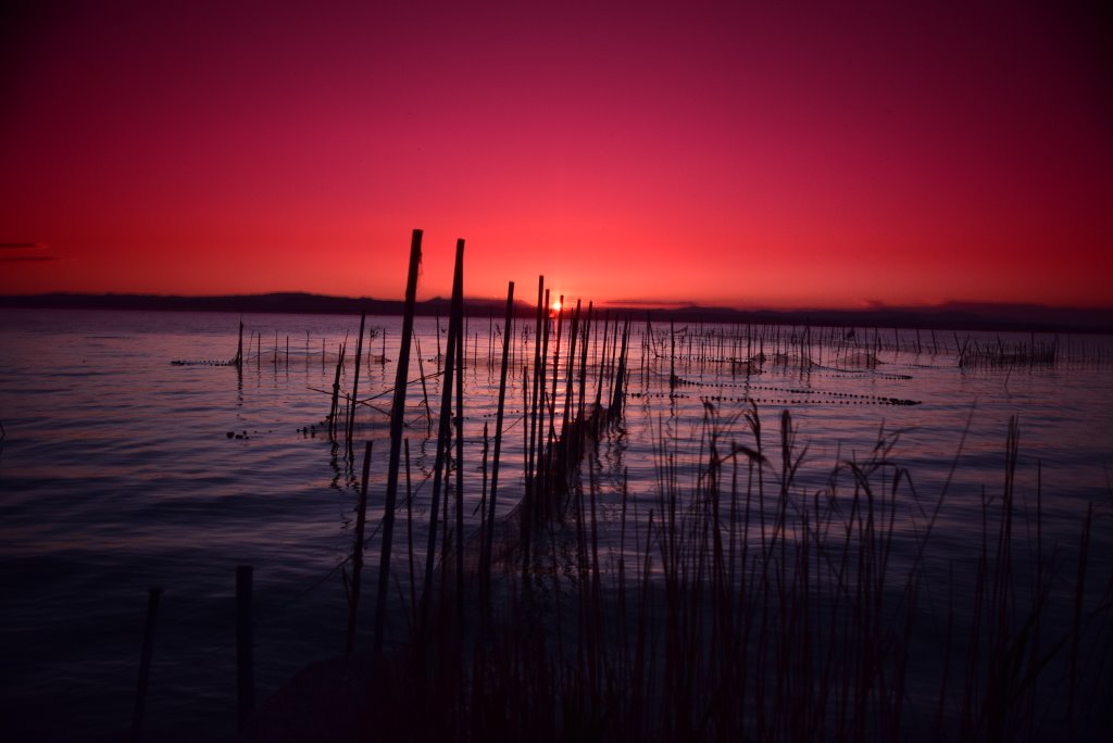 Sunset in Blizzard Valencia Spagna