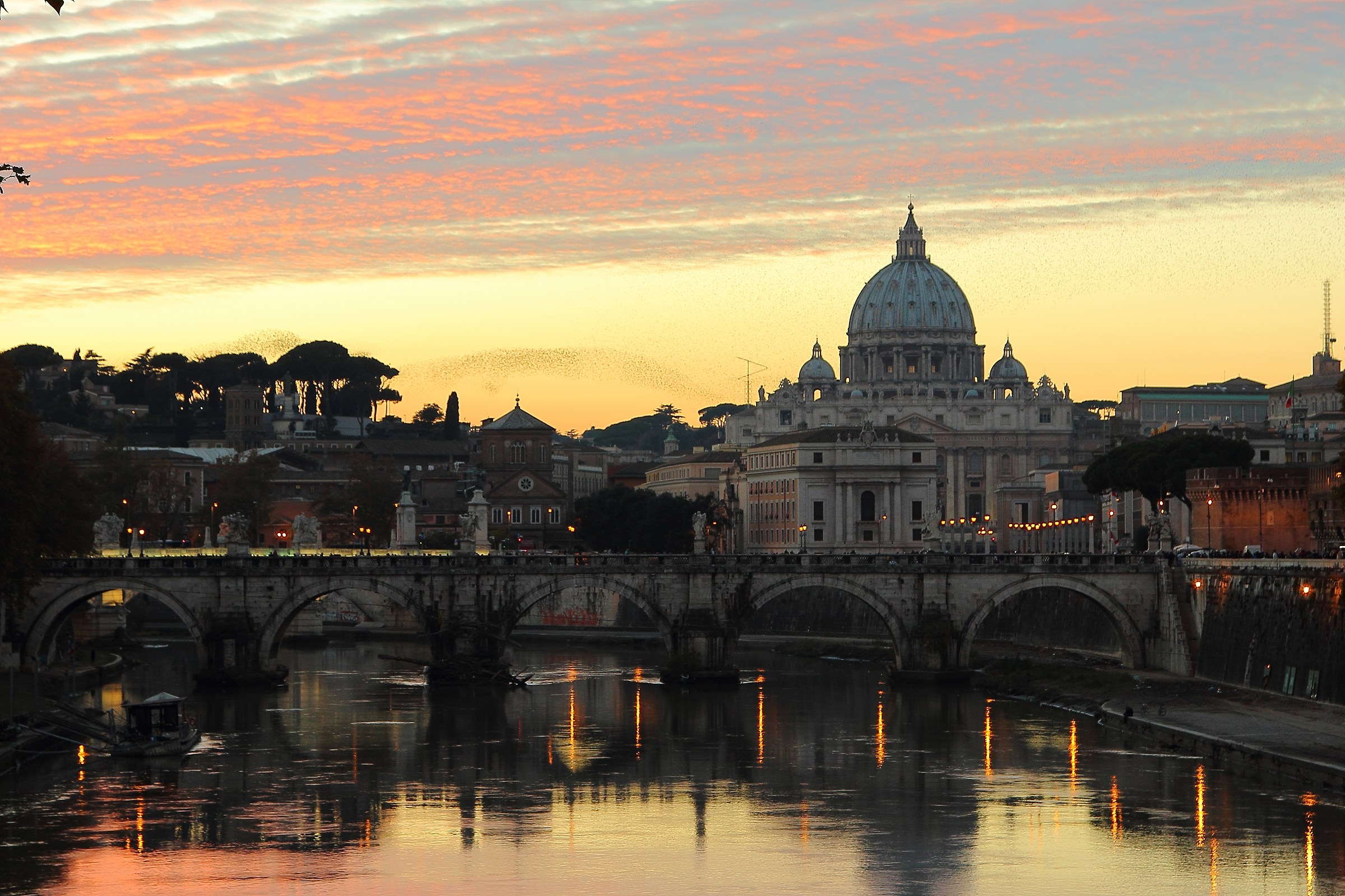 S. Pietro all'imbrunire