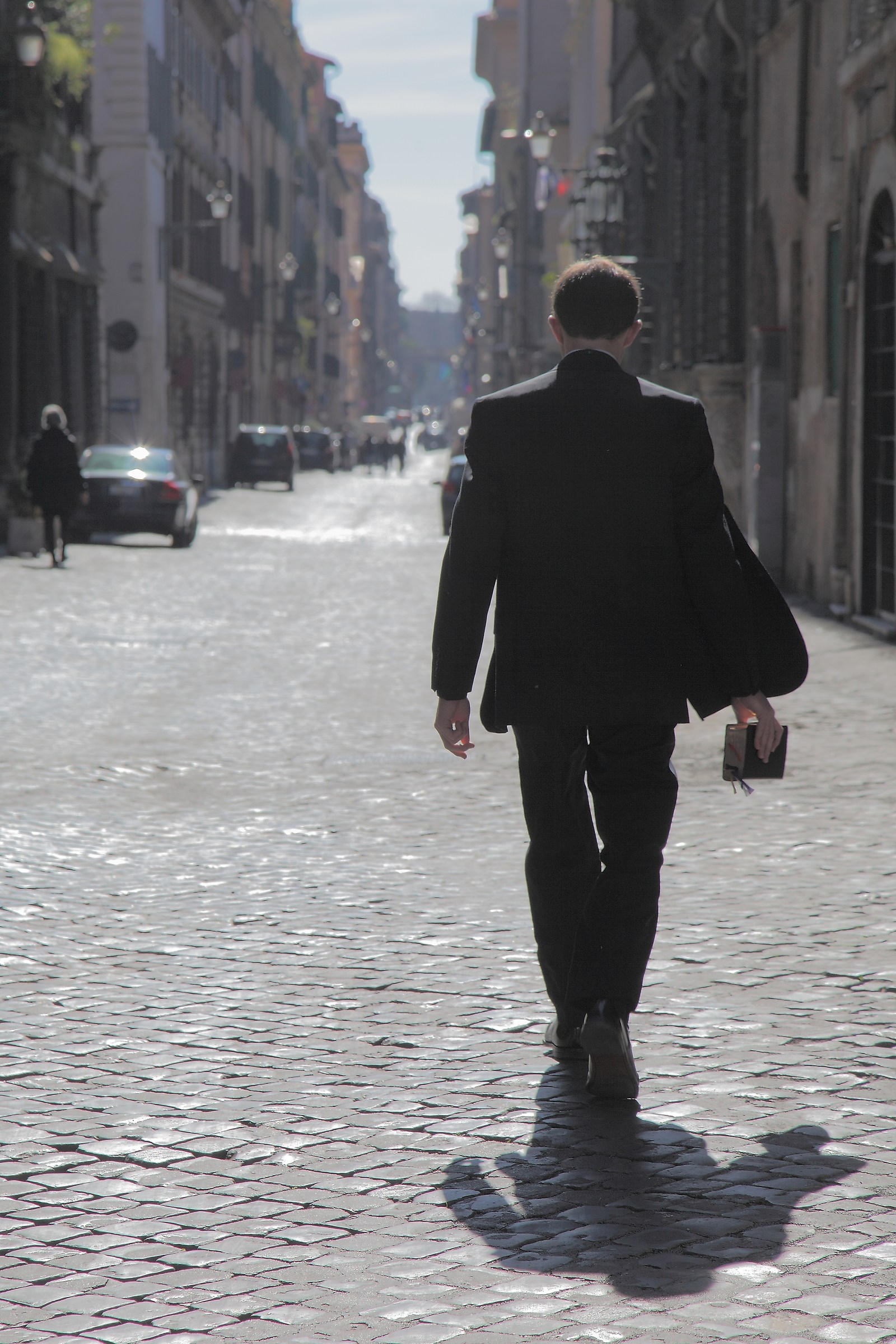 Domenica mattina a via Giulia
