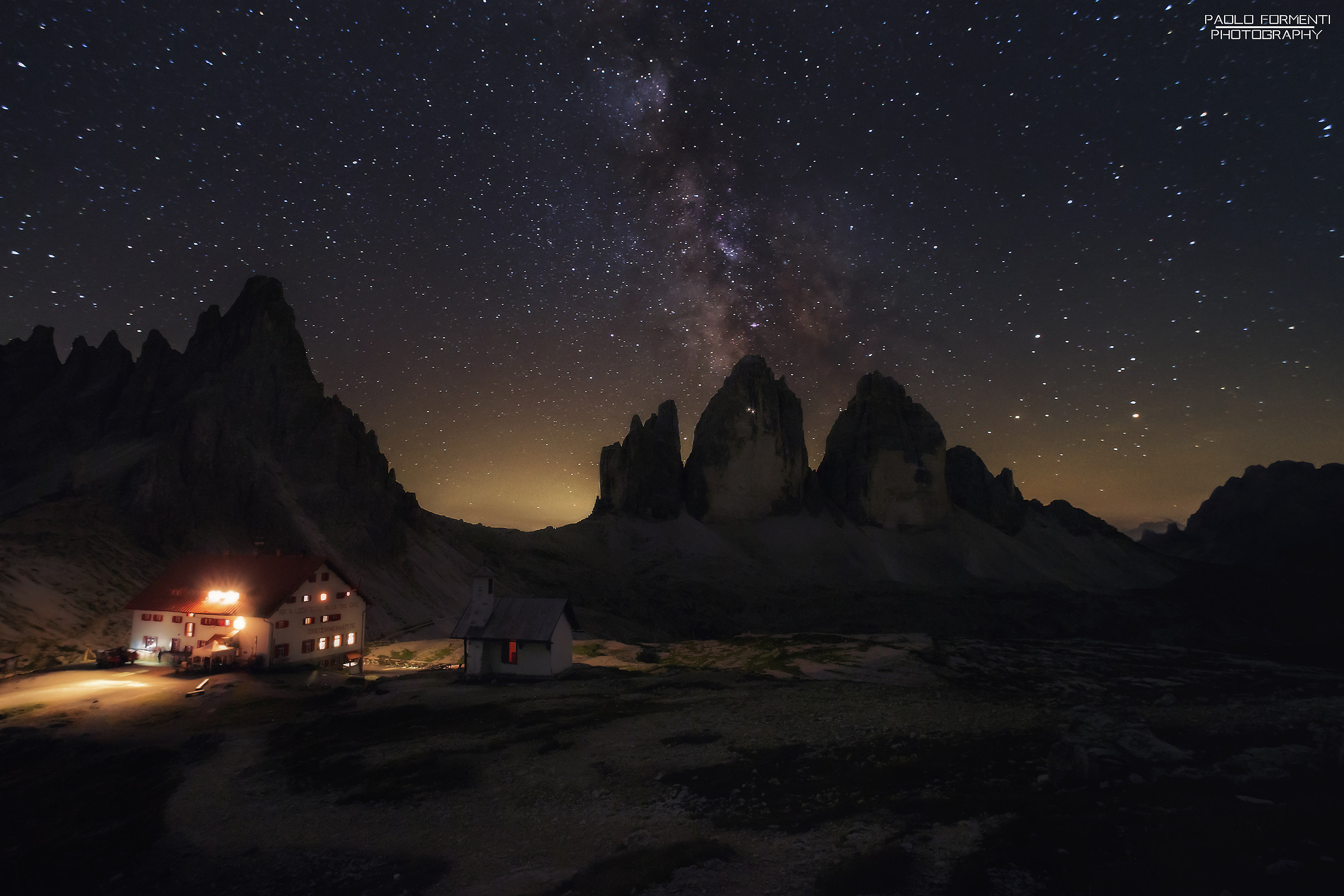 Three Peaks in the Milky Way