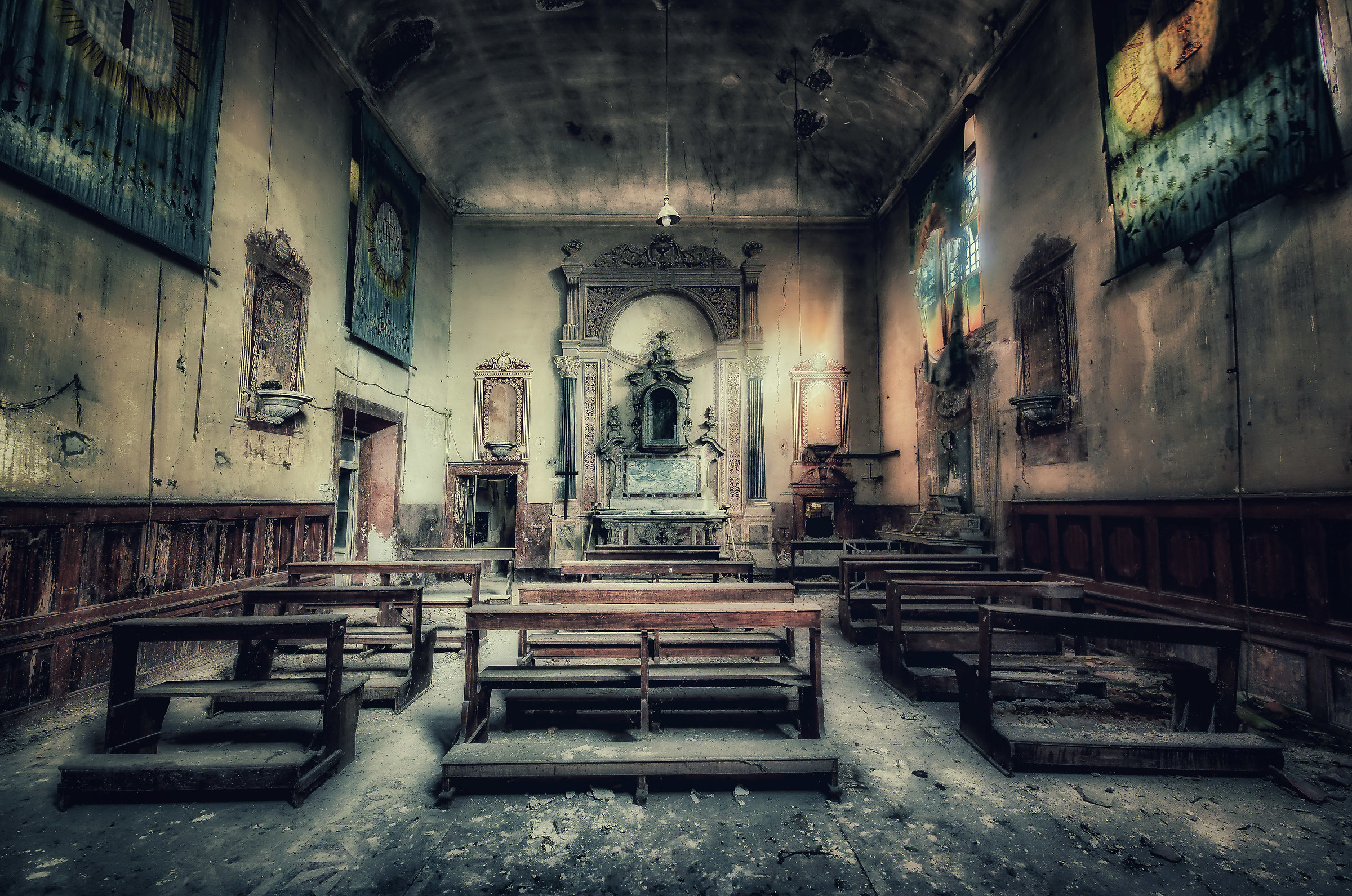 in death's embrace .... SP church