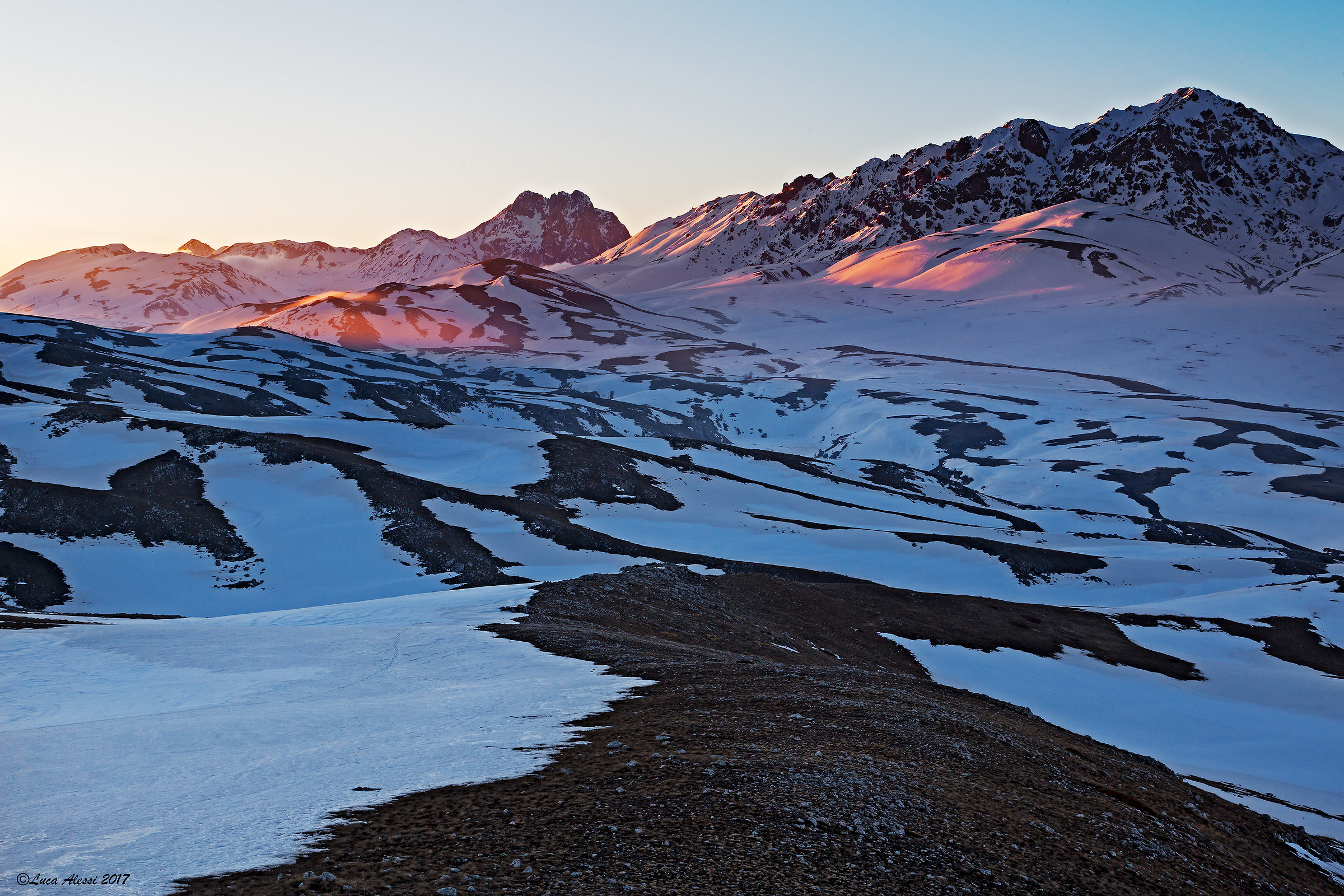 Tramonto sul Gransasso
