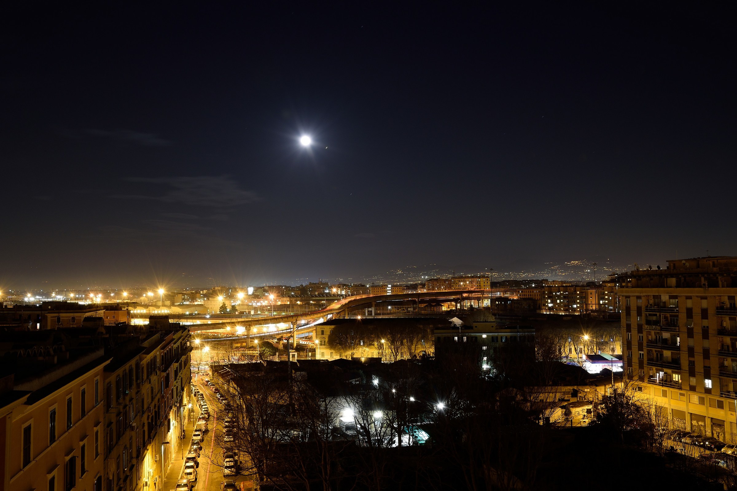 Quartiere San Lorenzo (Roma) veduta sui Castelli Romani