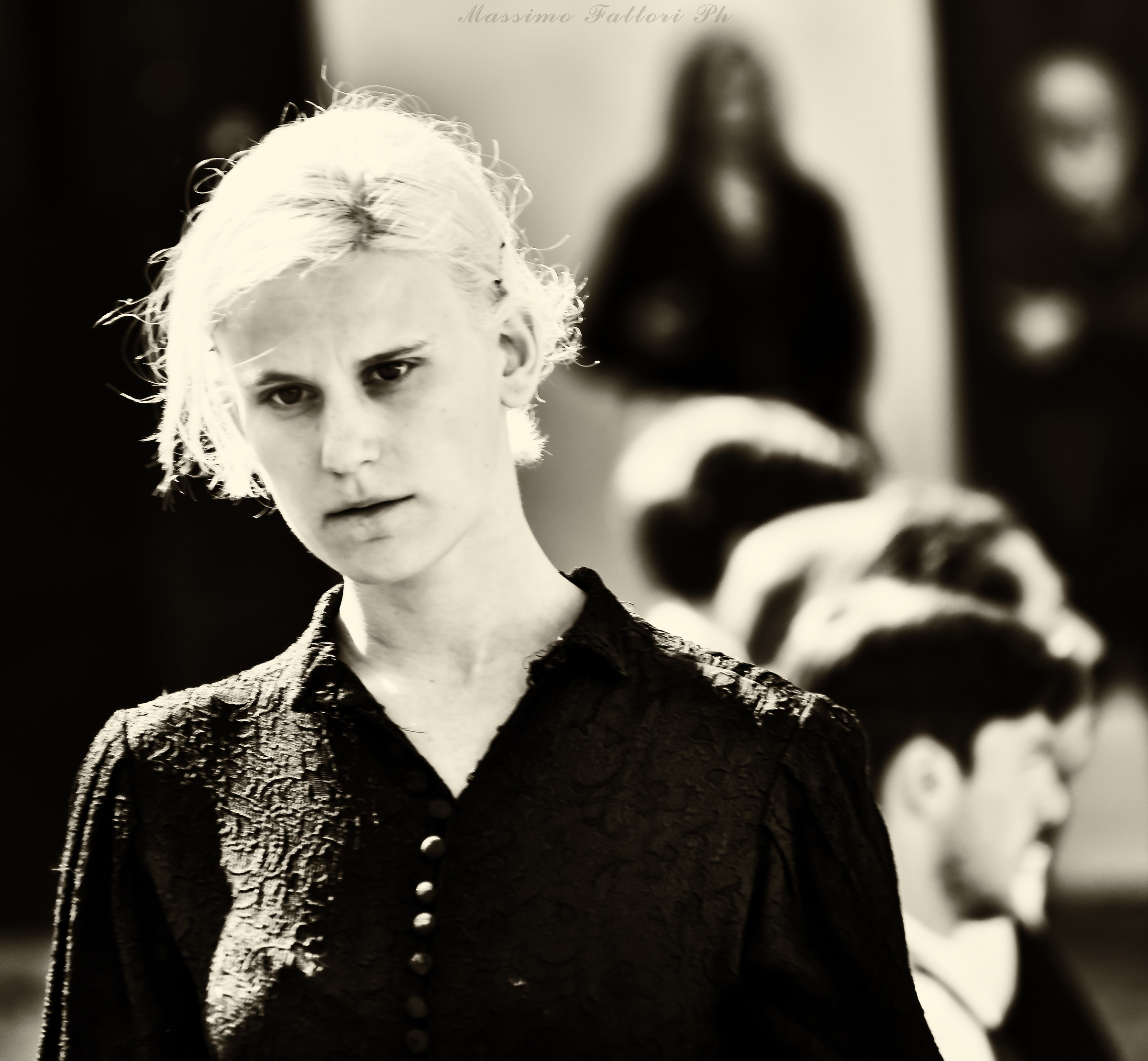 the pain in his eyes