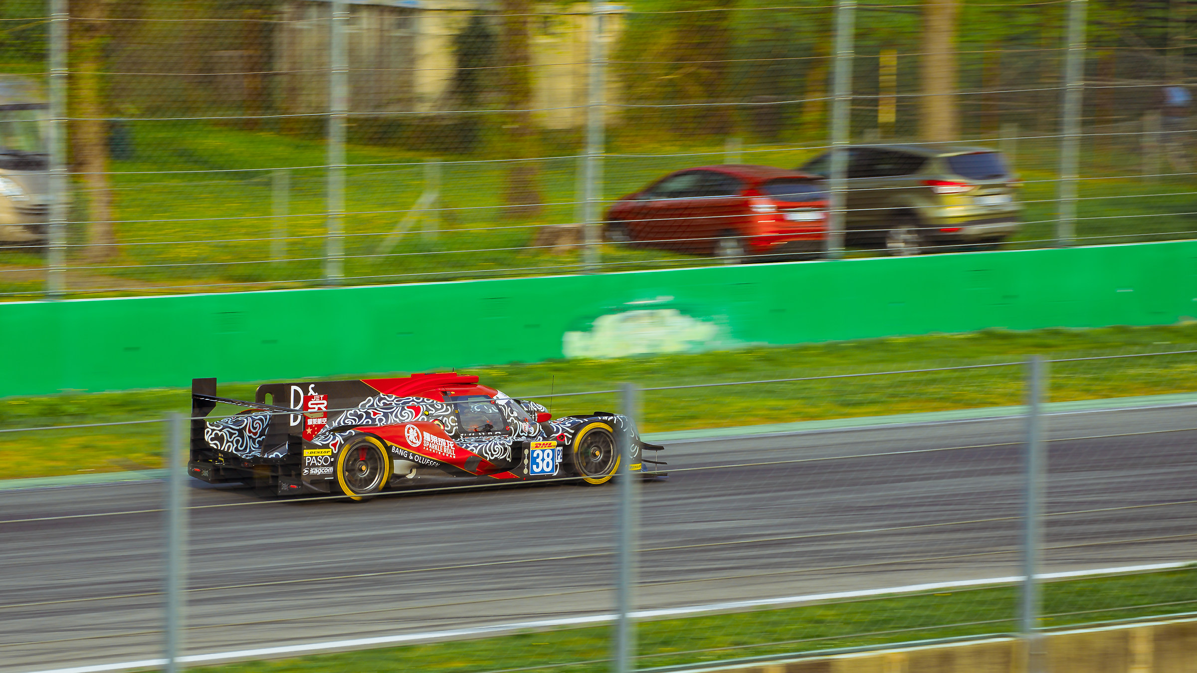 La staccata della prima variante in panning