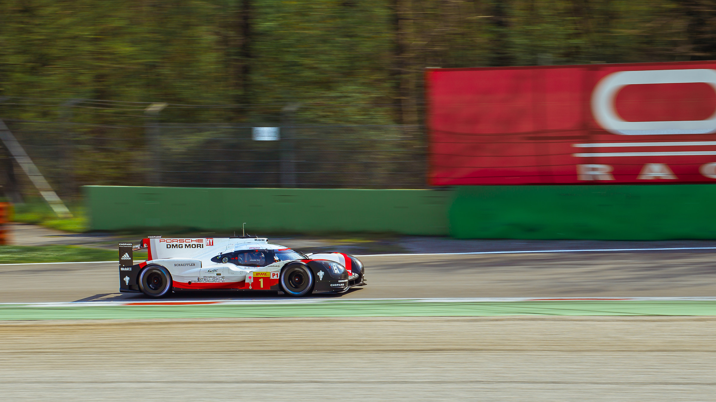 Porsche lmp1 in panning alla Ascari