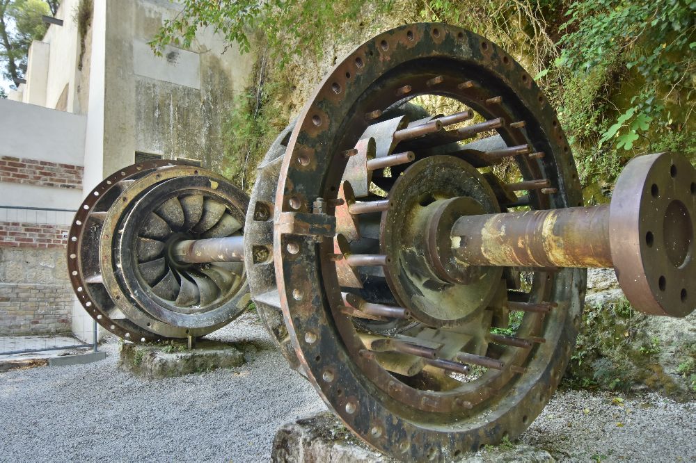 hydraulic turbine to Krka