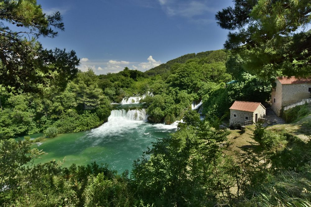 Cascate nel parco di Krka
