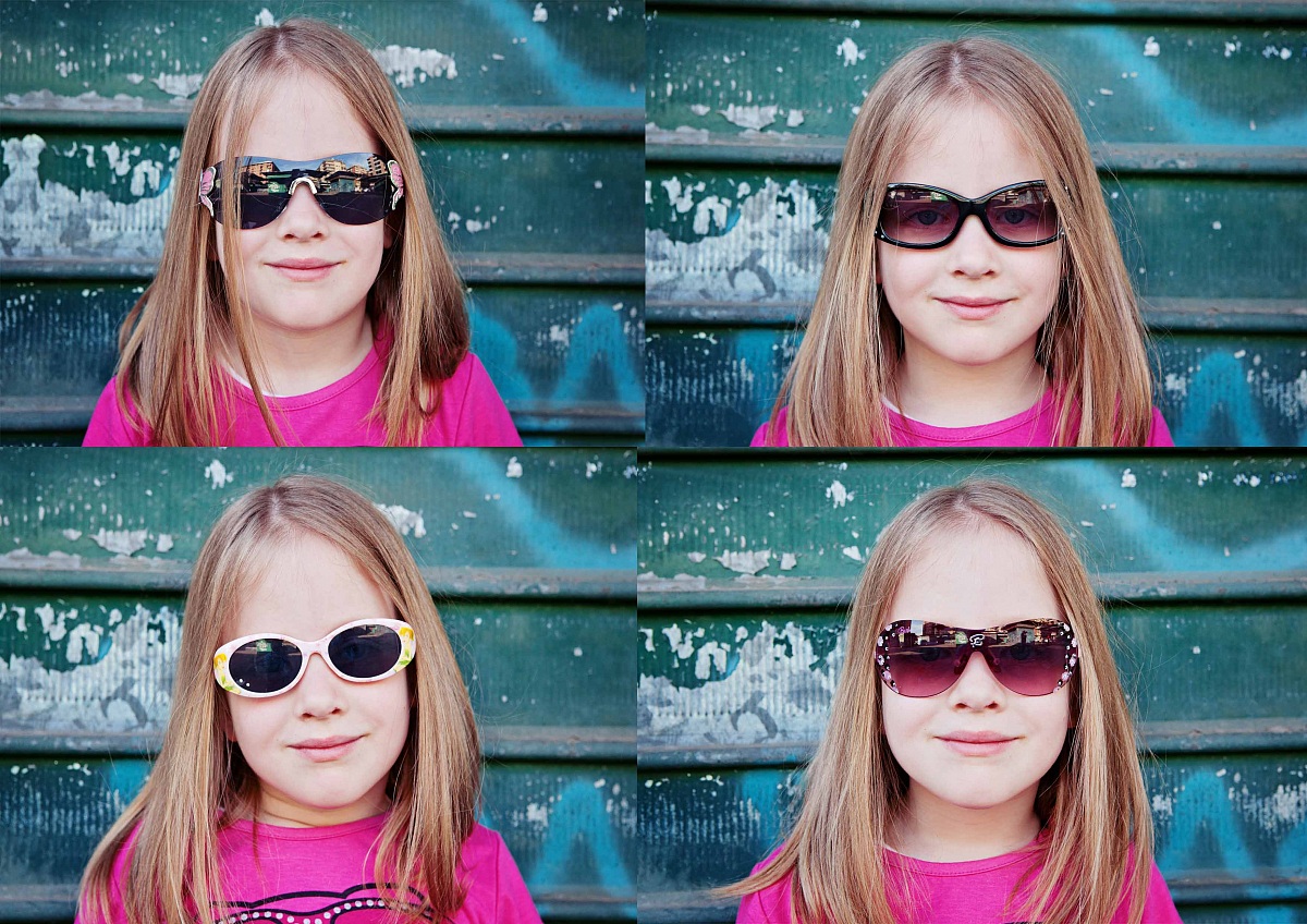 Elena with glasses ...