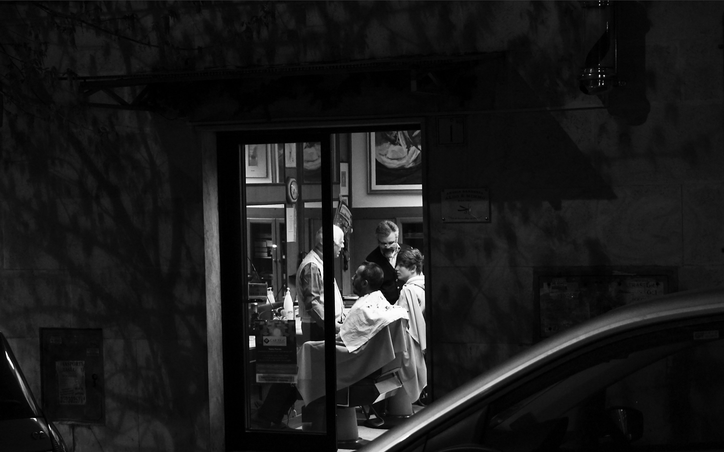 Old school barber shop