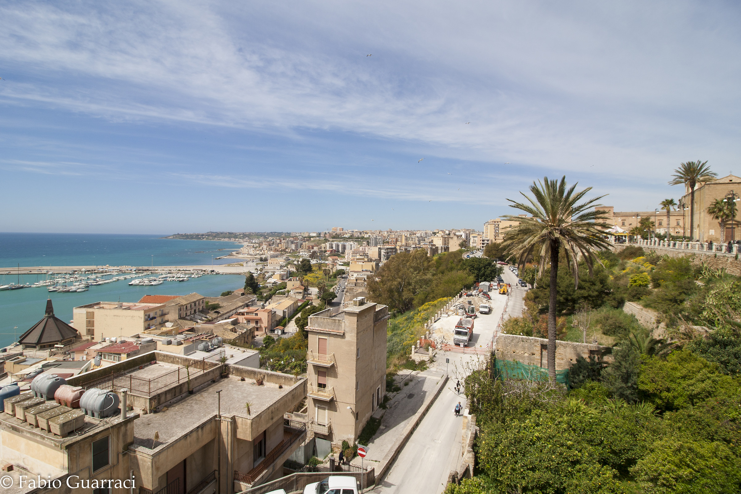 Sciacca, panorama from Piazza Angelo Scandaliato.