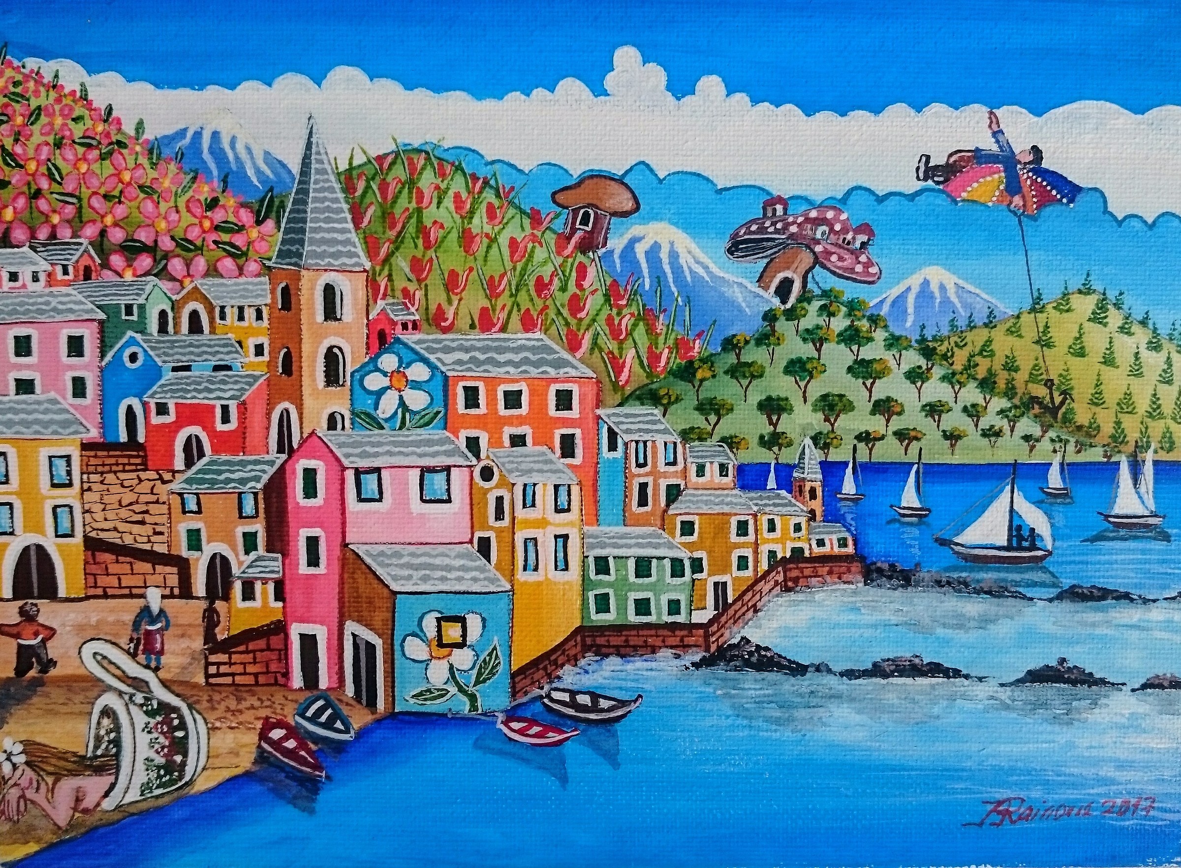 village in Liguria (2017)