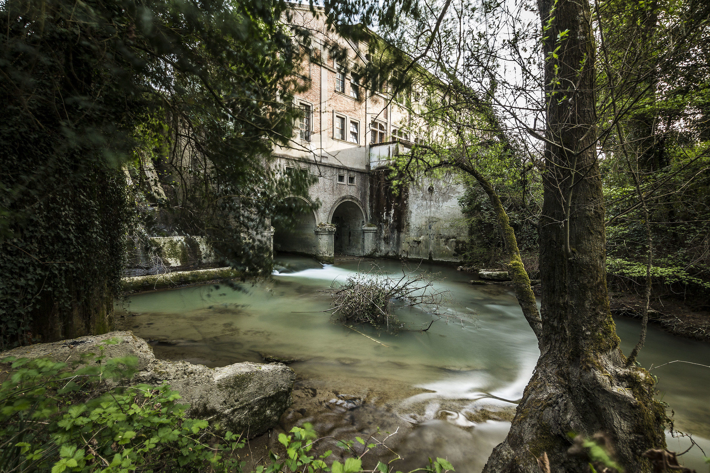 abandoned hydroelectric plant