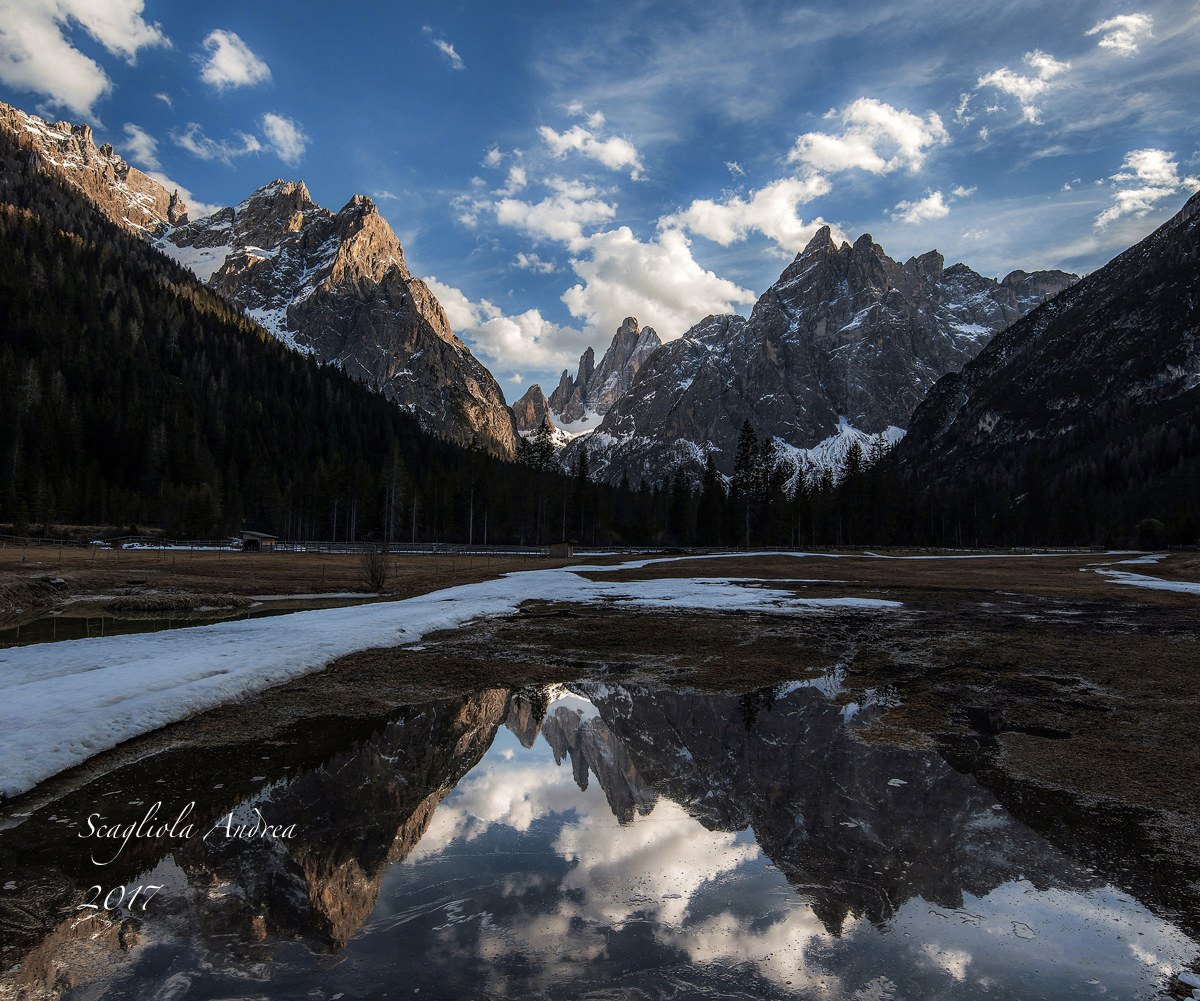Dolomites reflection