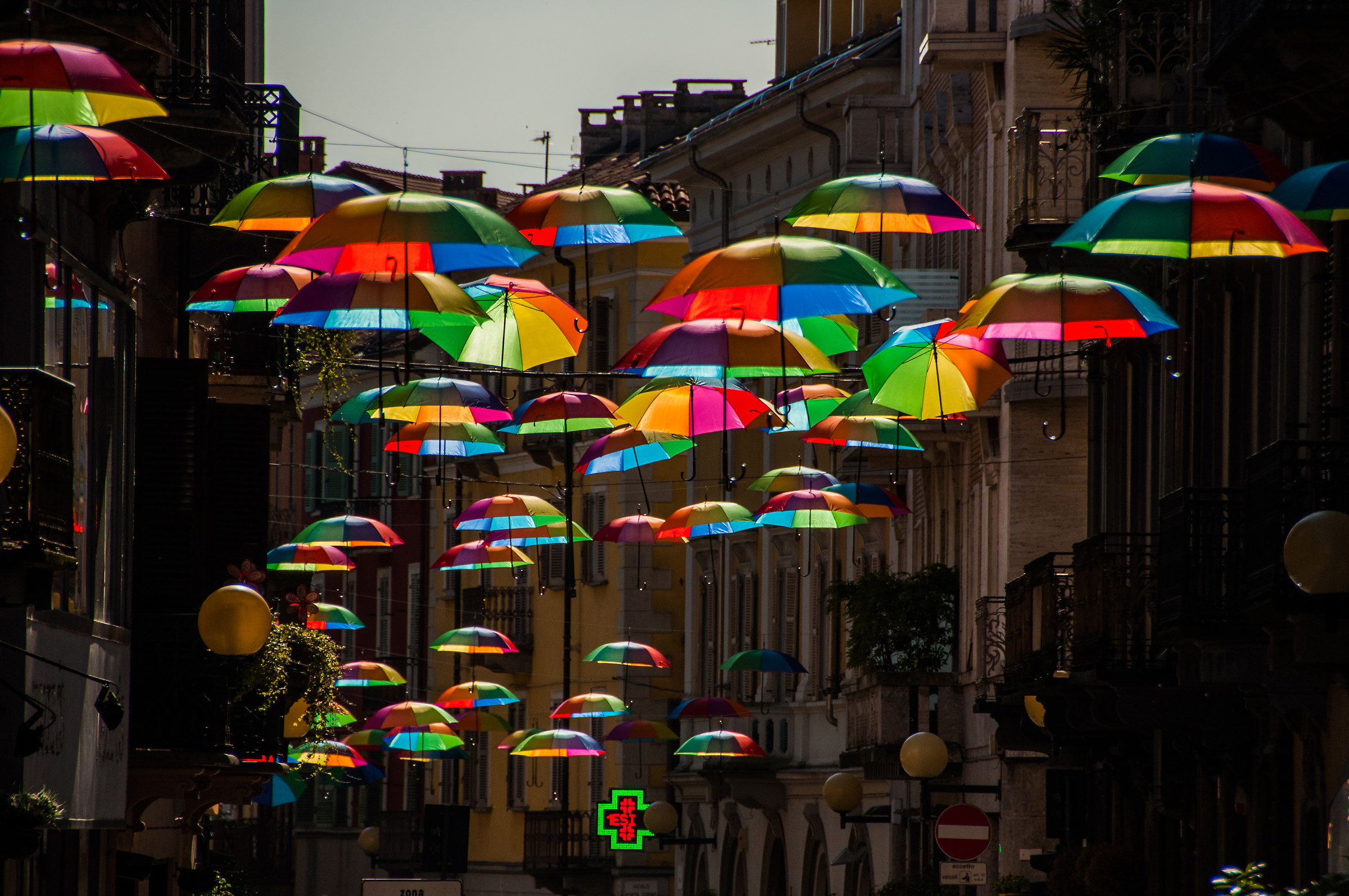 Biella Ombrelli in via Italia