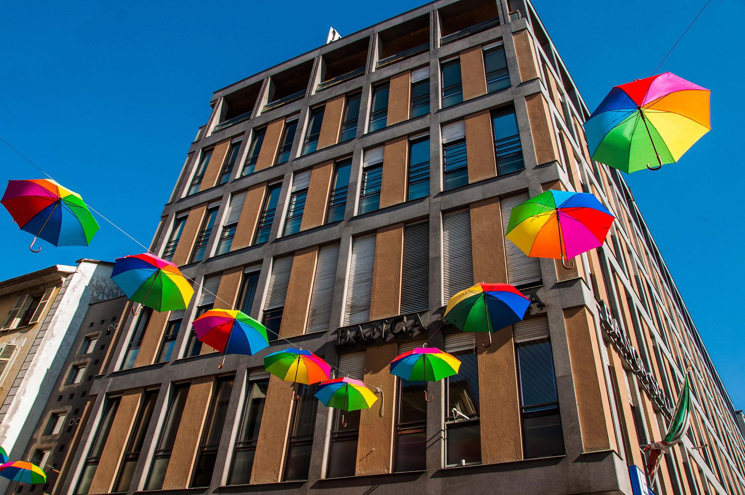 Biella Ombrelli in via Italia