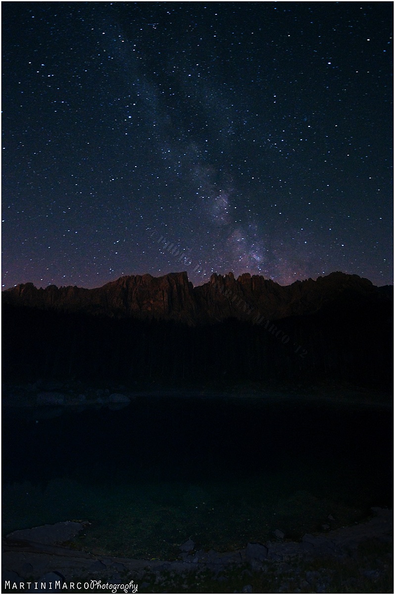 Milky Way at Lake Carezza
