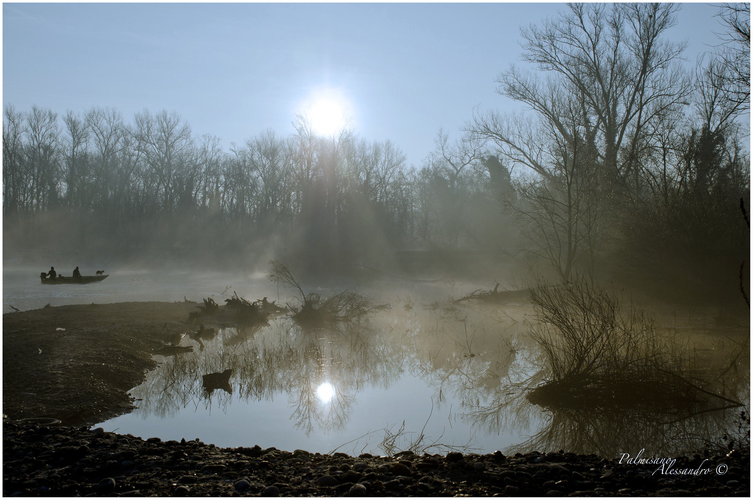inverno fiume ticino