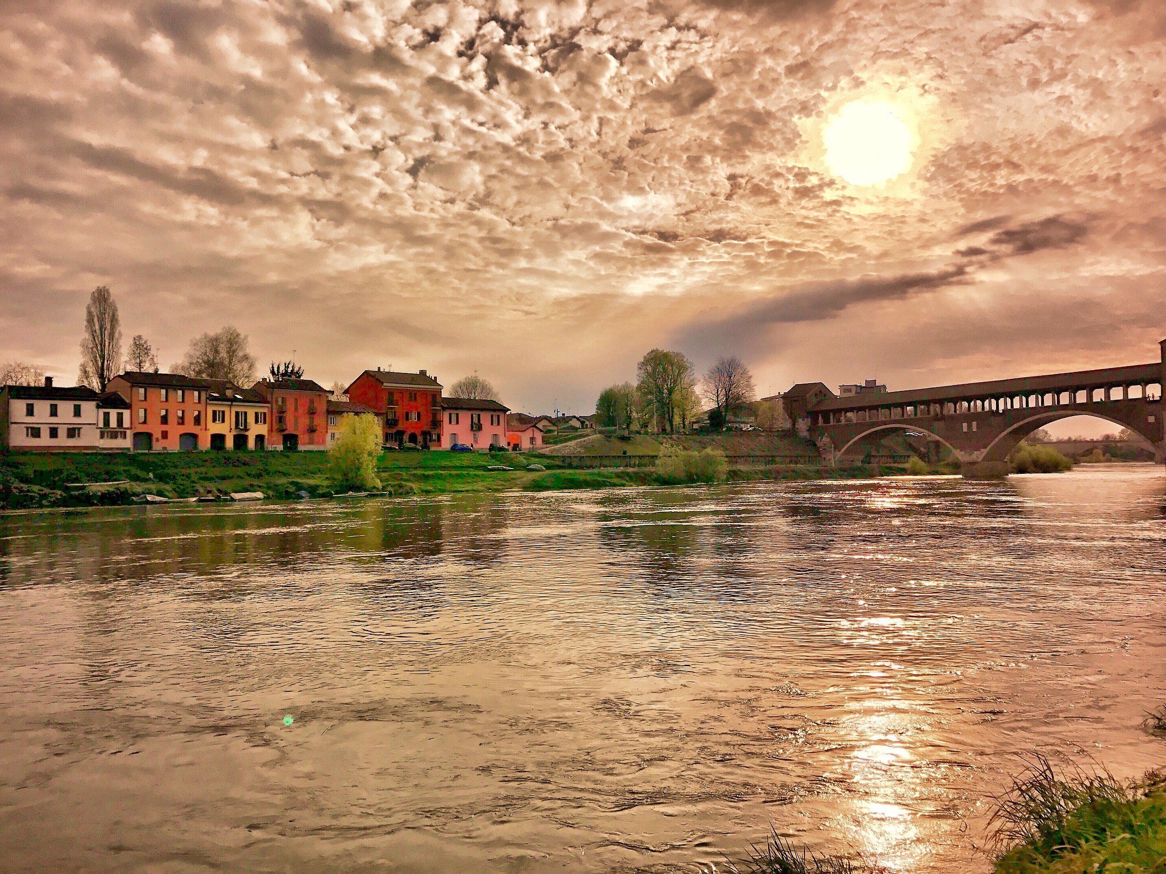 Pavia along the Ticino - Ponte Vecchio