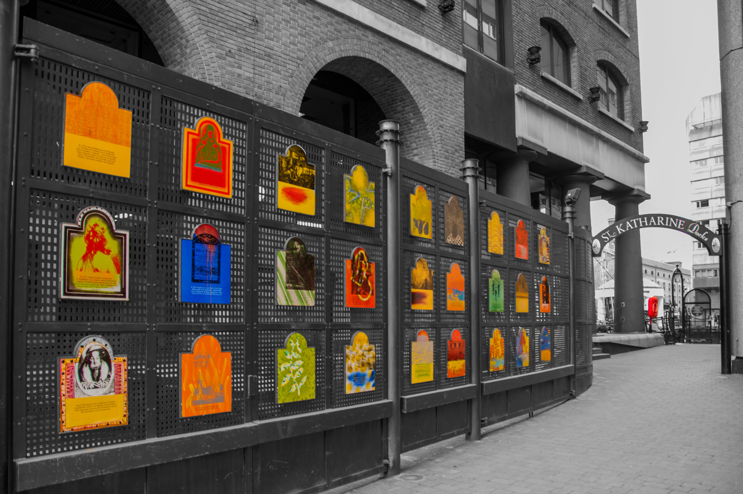 Londra St.Catharine Doks Apr 2016