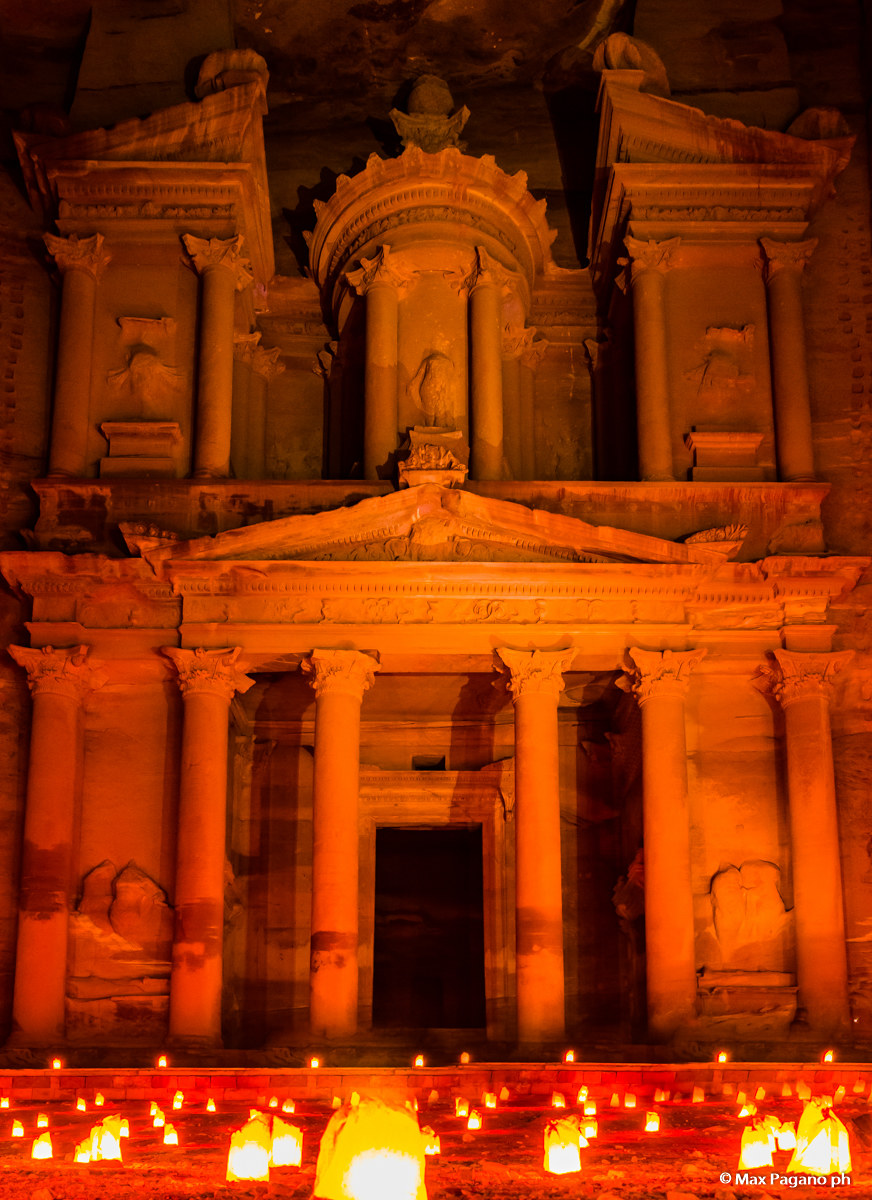 Petra by night