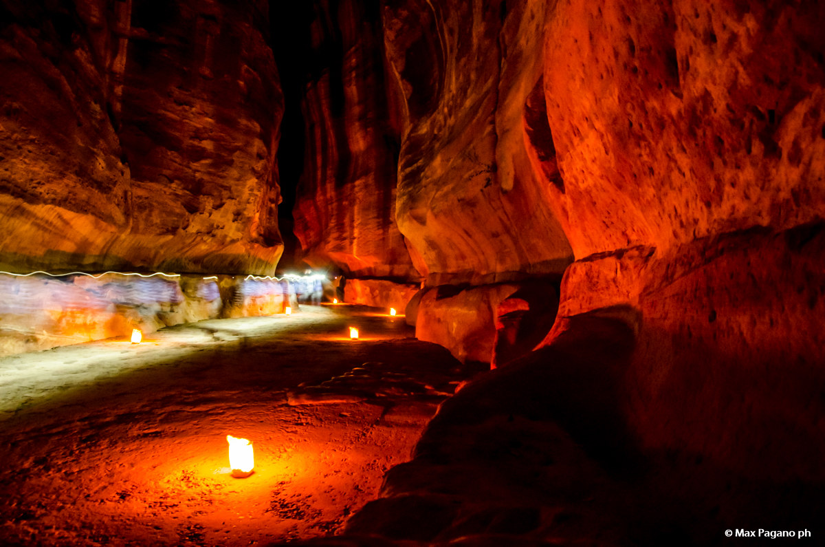 Petra by night