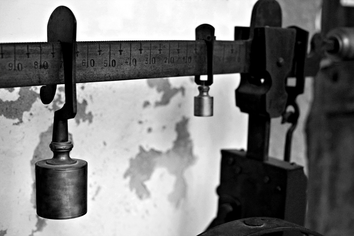 Two weights and two measures ...