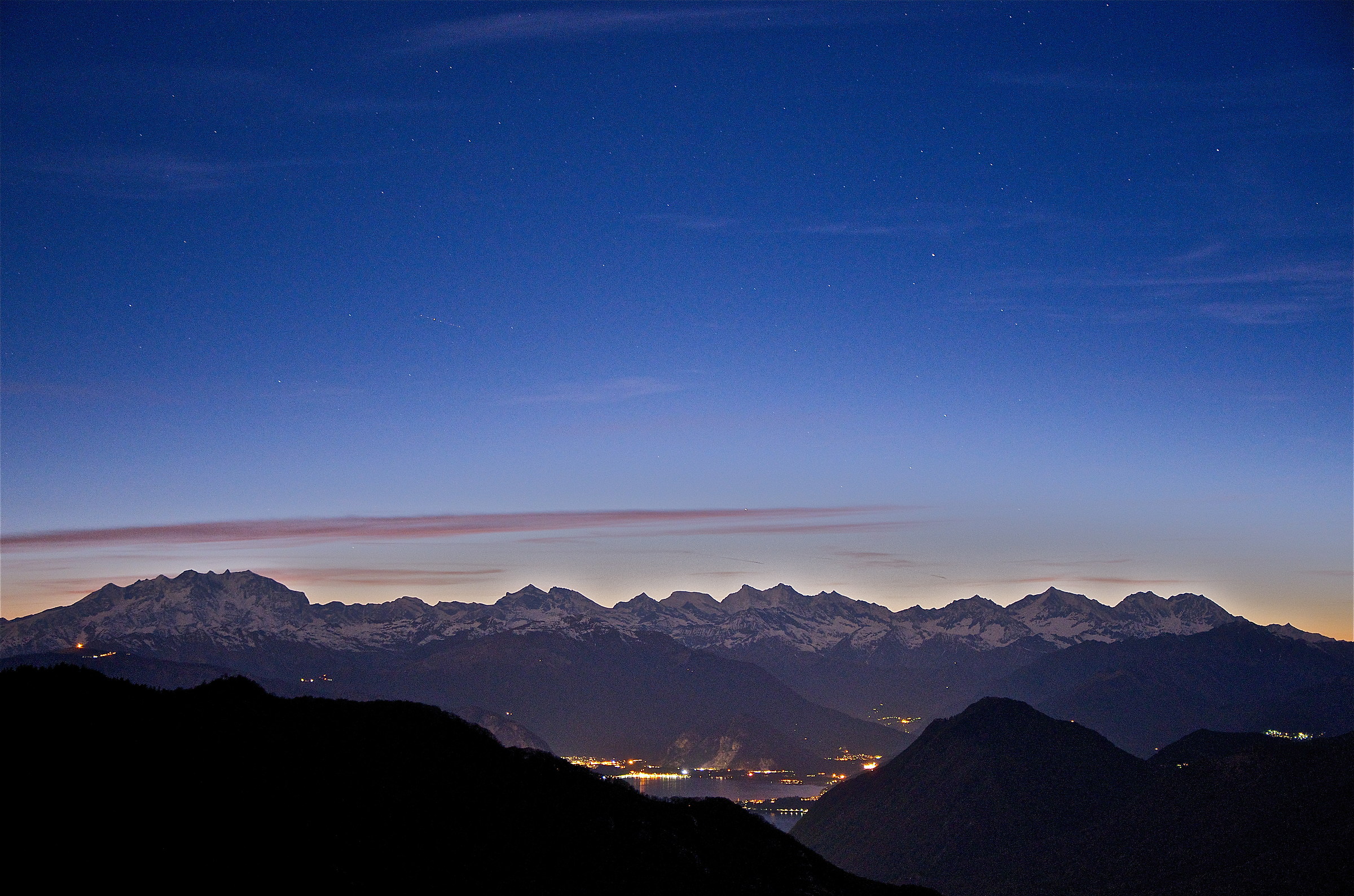 The Rose and Laveno from Monte Sacro
