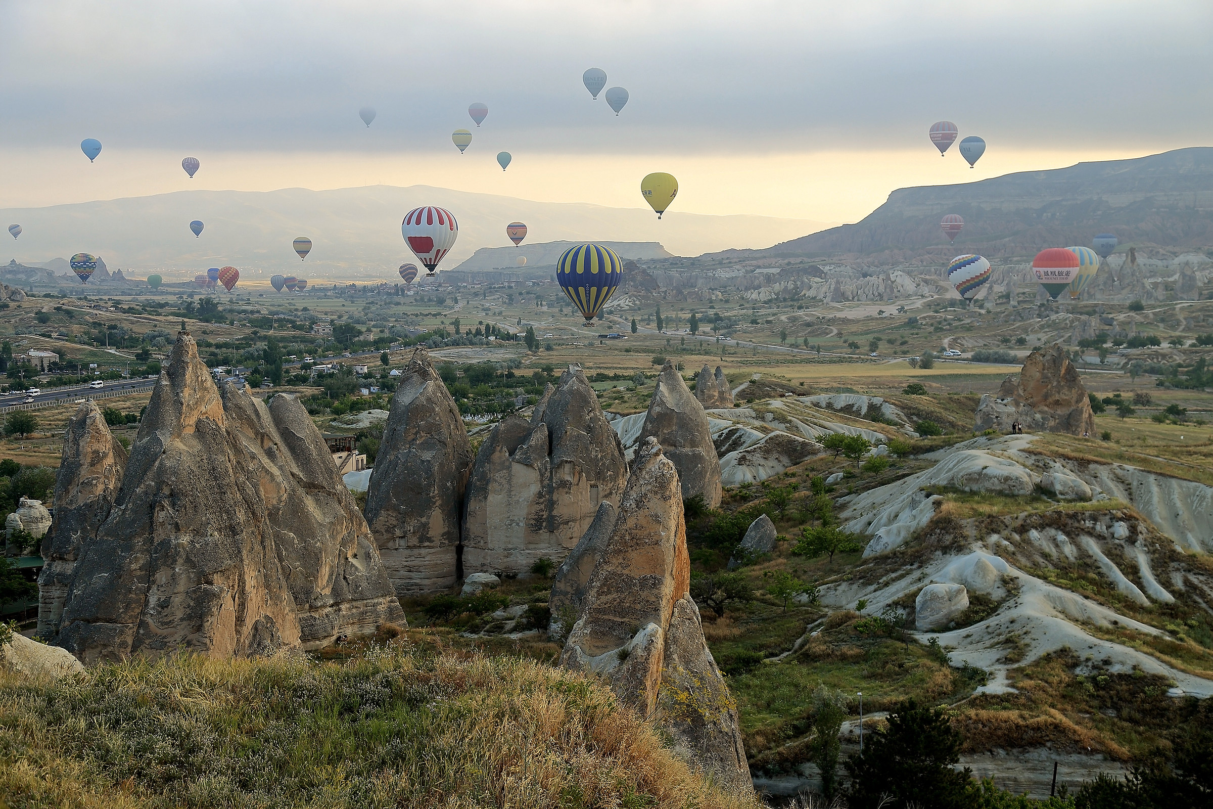Countless balloons in the skies Göreme