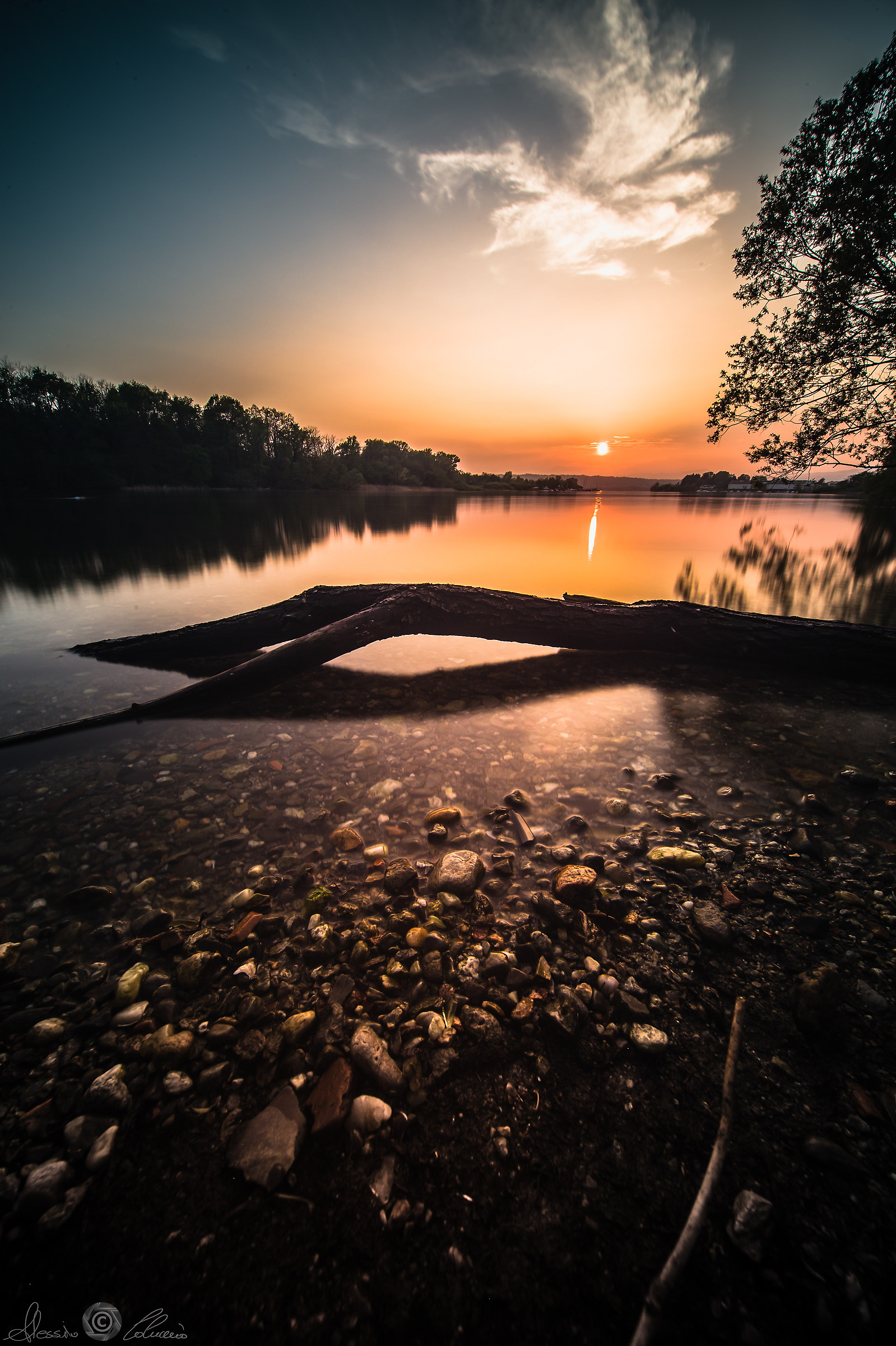 Sunset sul Ticino con irix 11mm