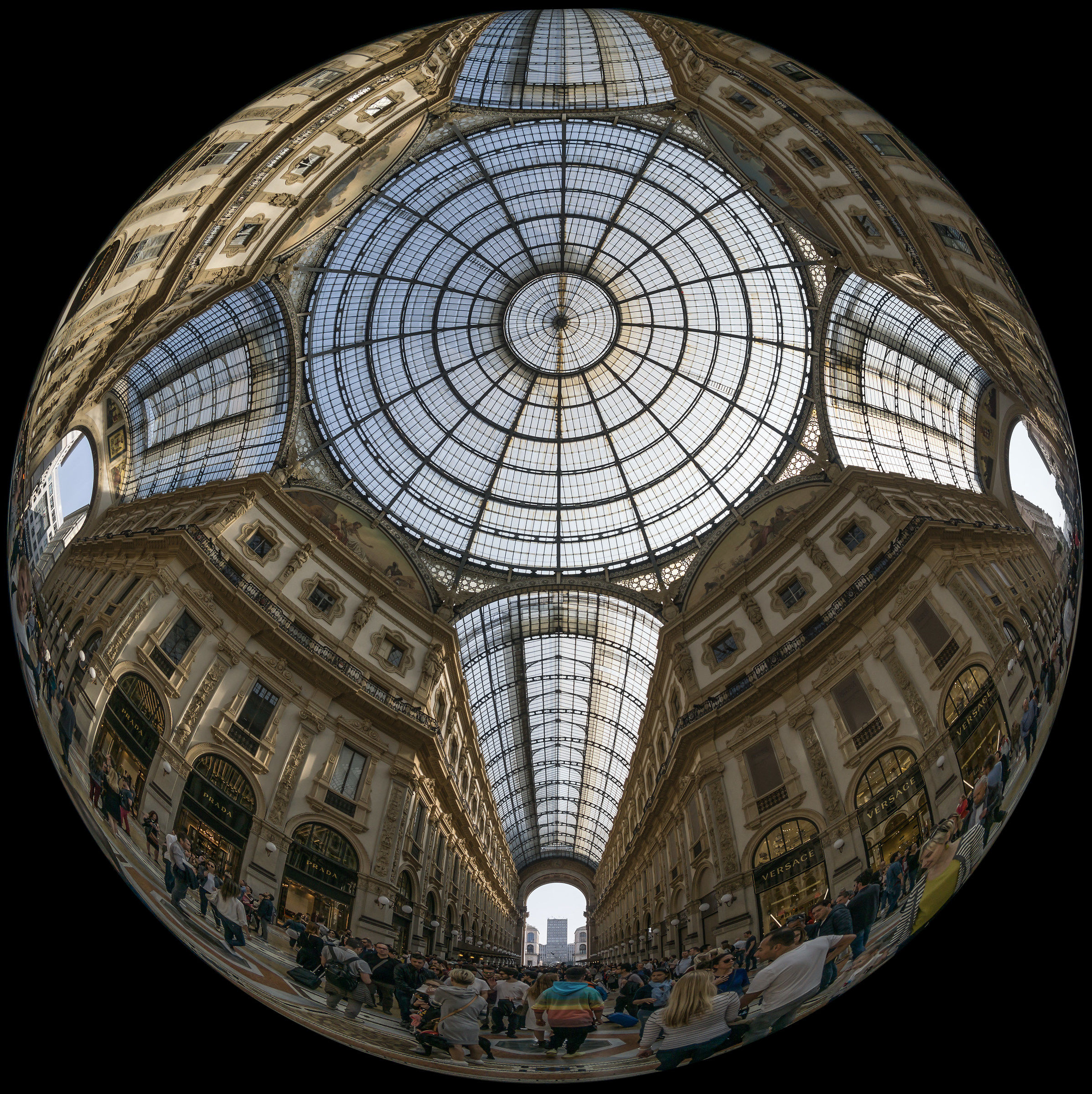 Dome of Vitt.Emanuele Octagon Gallery II -3