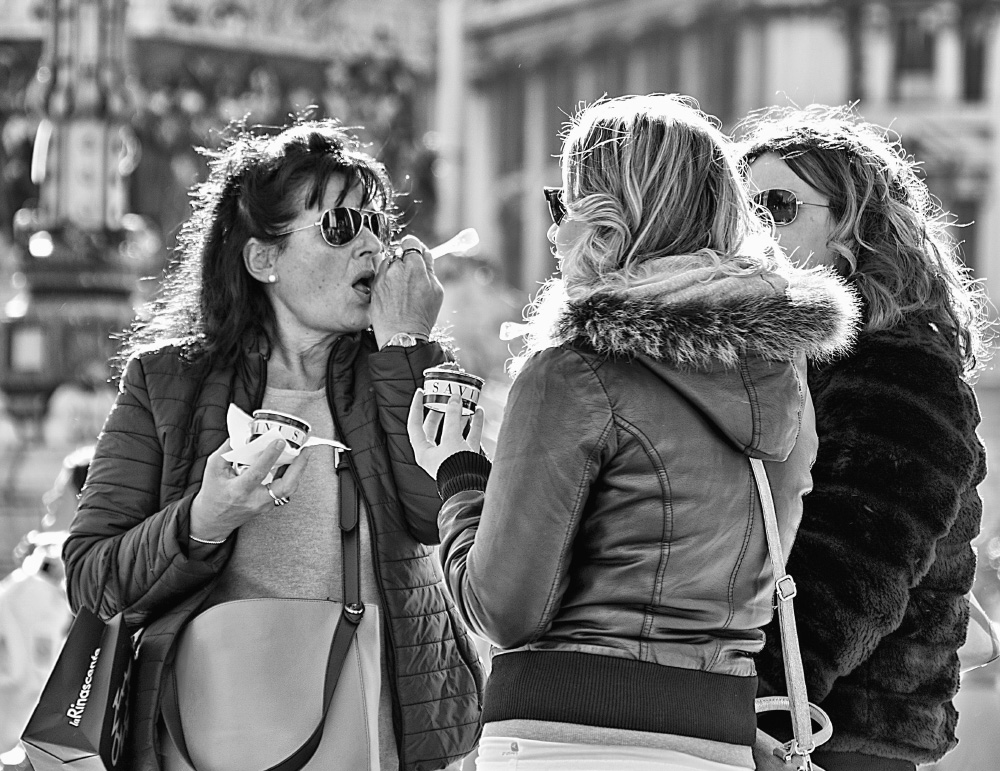 The ice cream yes, no pigeons !!!!