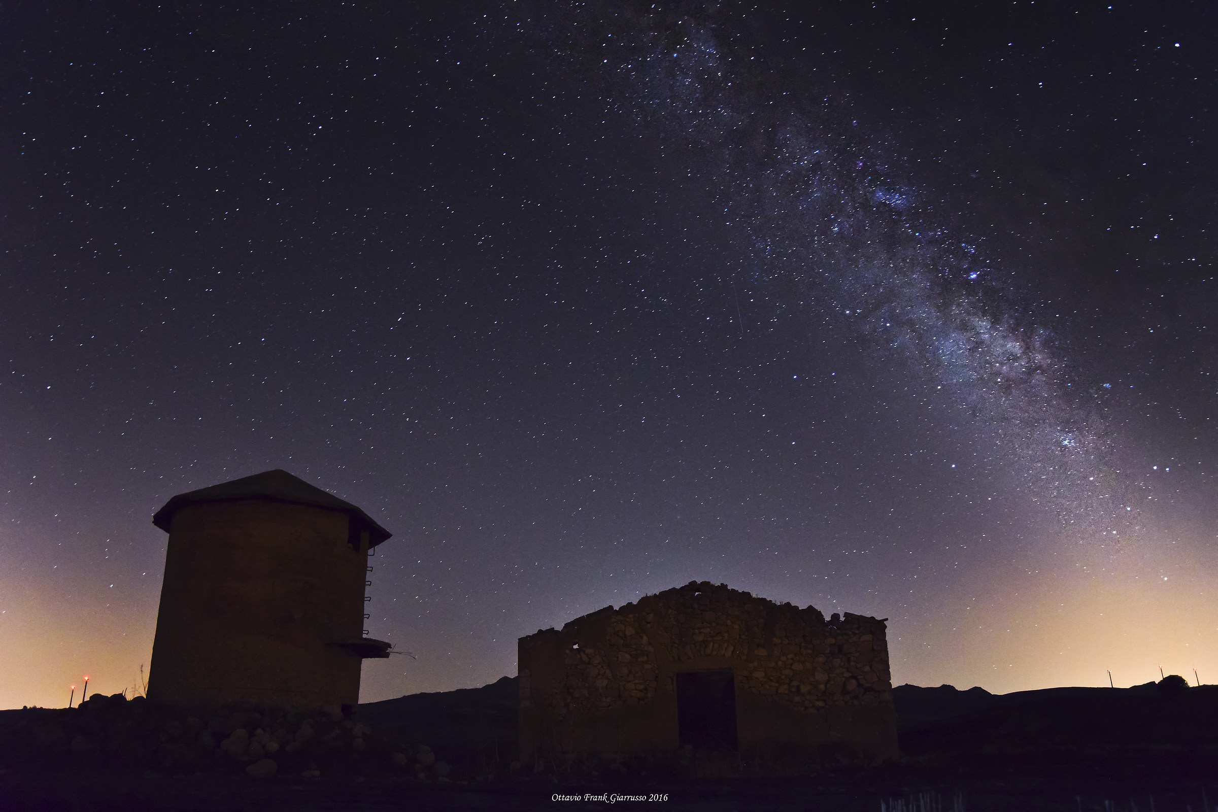 Via Lattea dalle campagne di Mineo