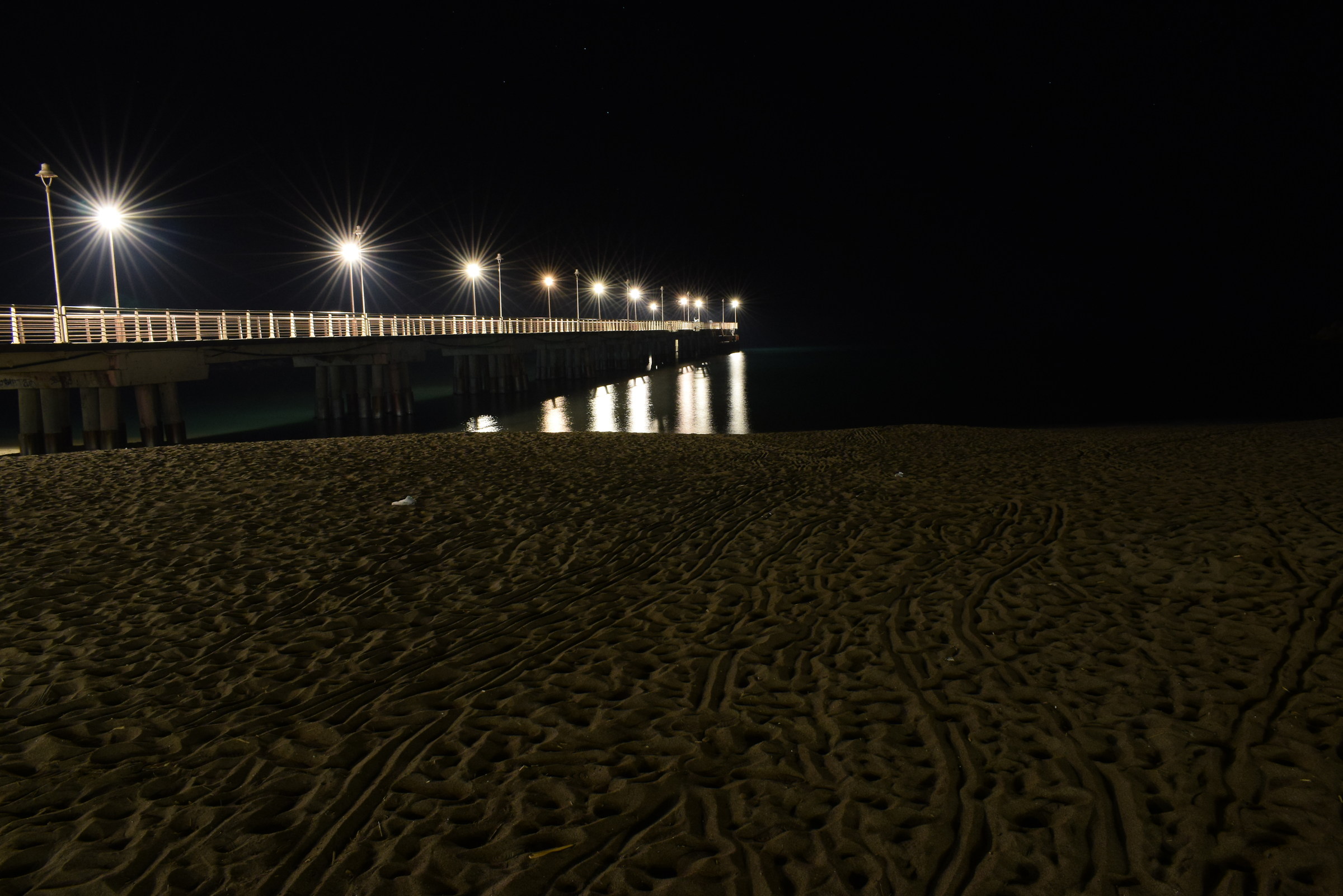 Wharf in Marina di Massa