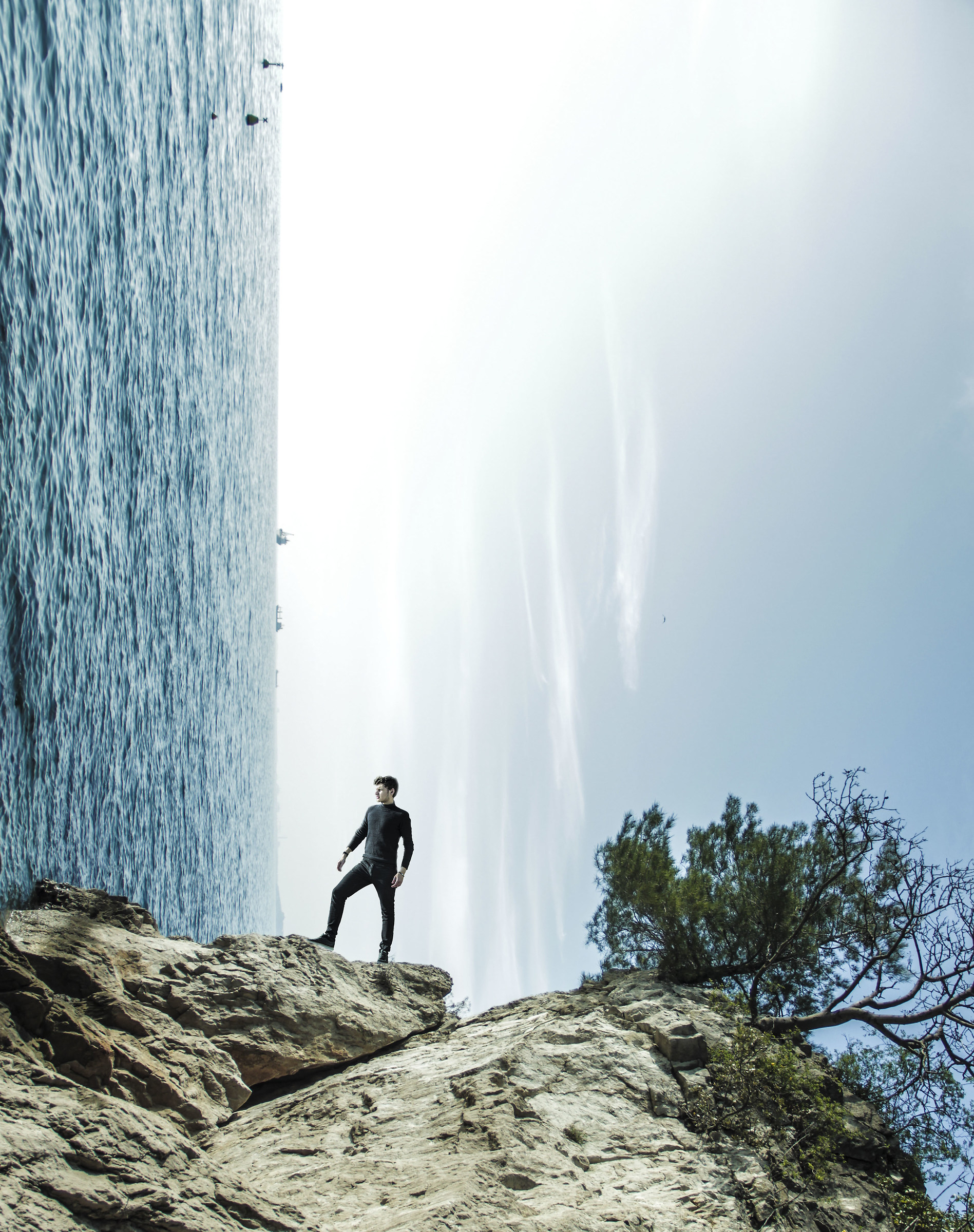 Climbing the contrary