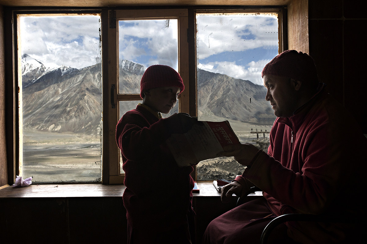 scuola tibetana ad altissima quota.