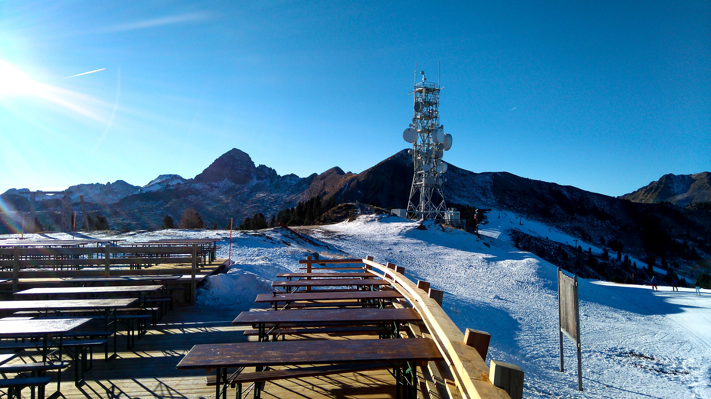 Alpe Cermis, sunrise