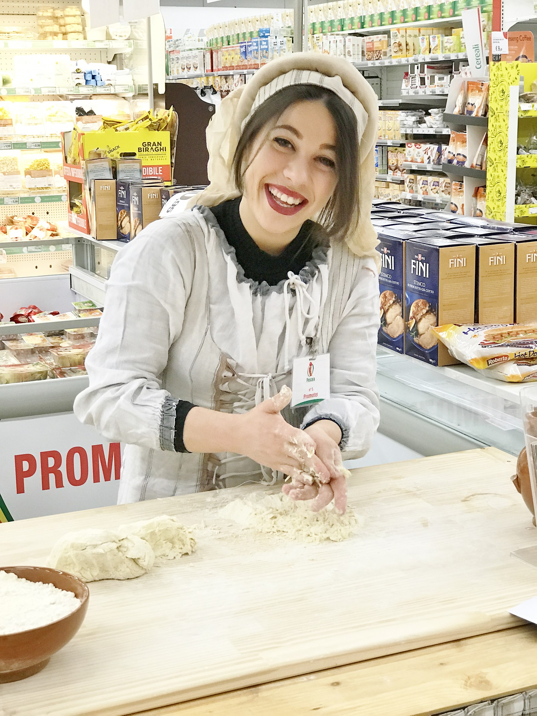 Waiting for the gnocchi.