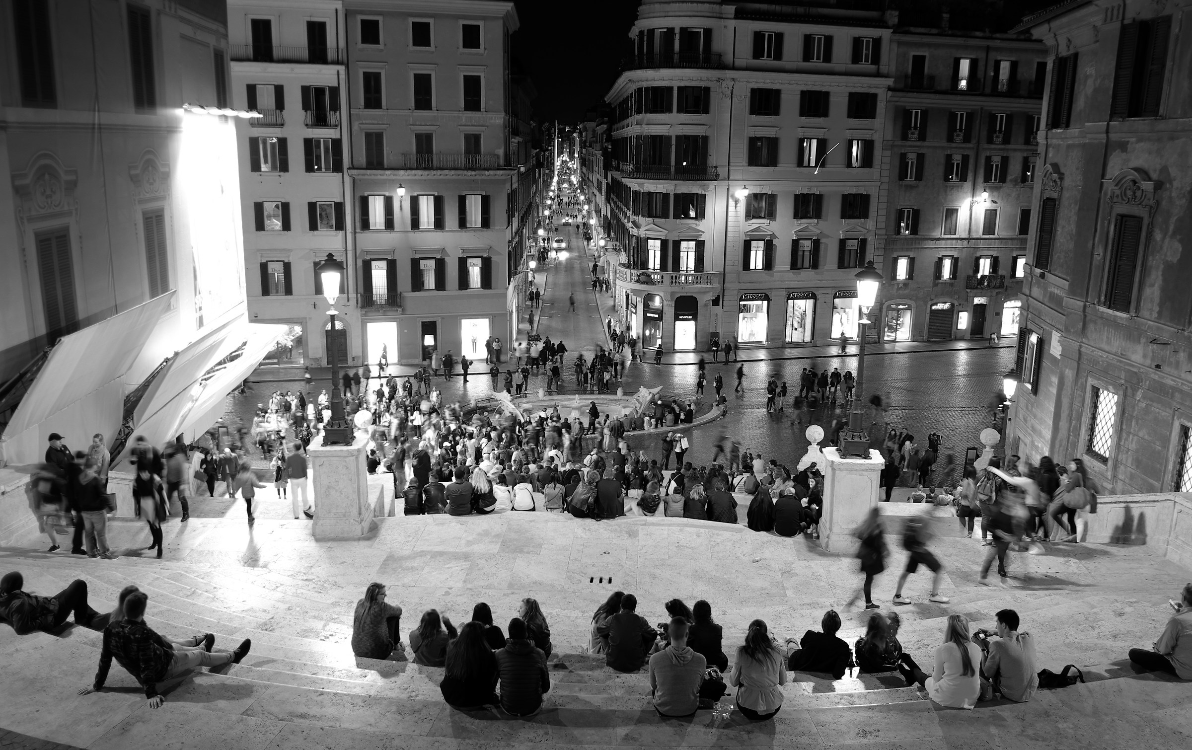 Trinità dei Monti Weiss und Schwarz