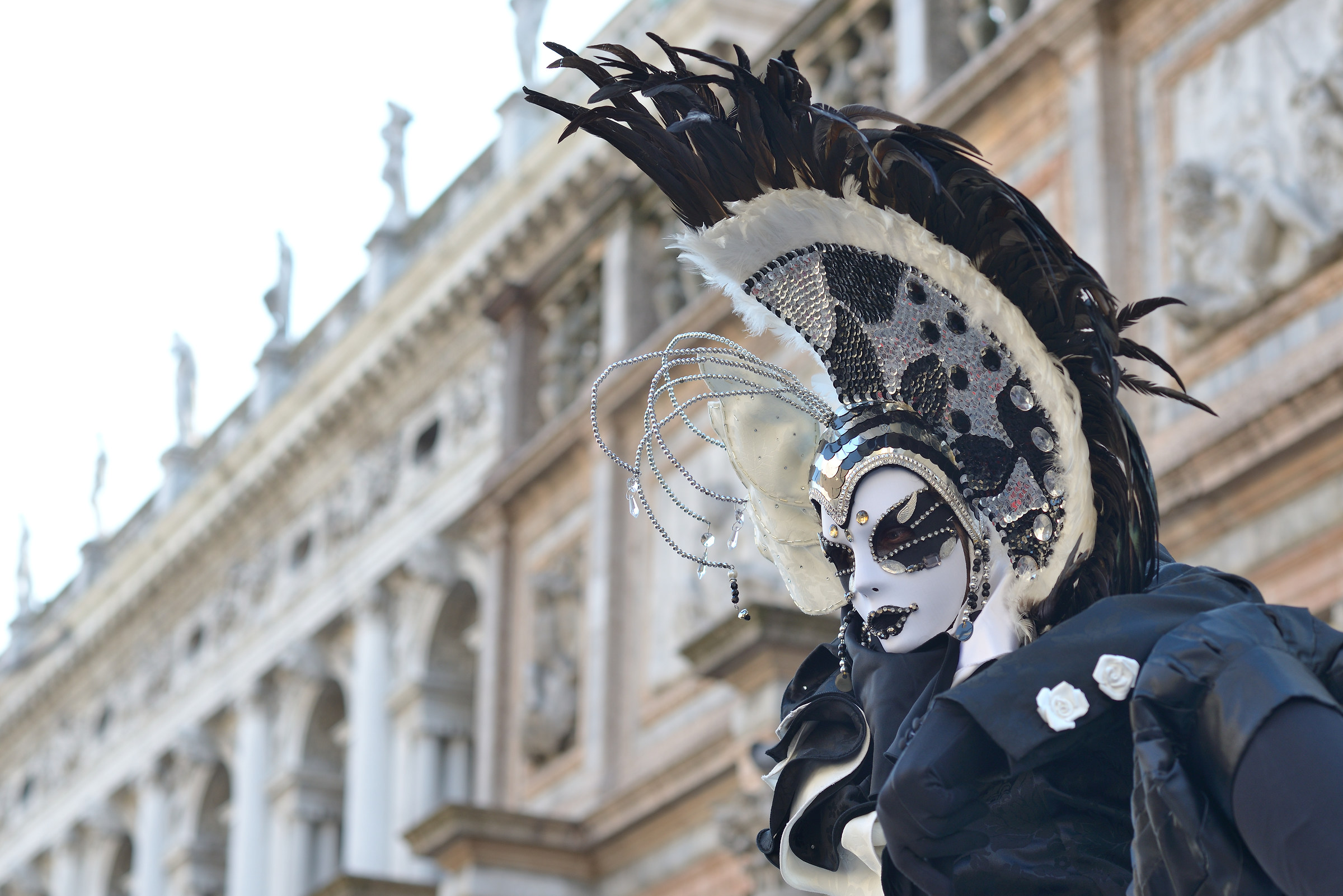 Maschera del carnevale Venezia febbraio 2017
