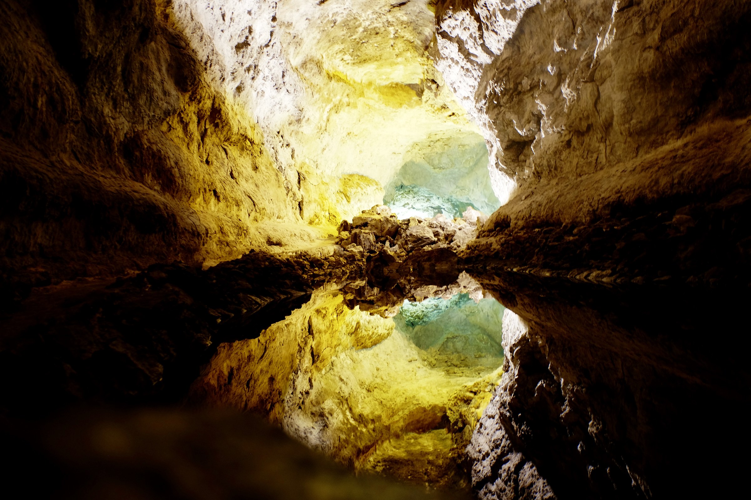 Tunnel di lava a Lanzarote